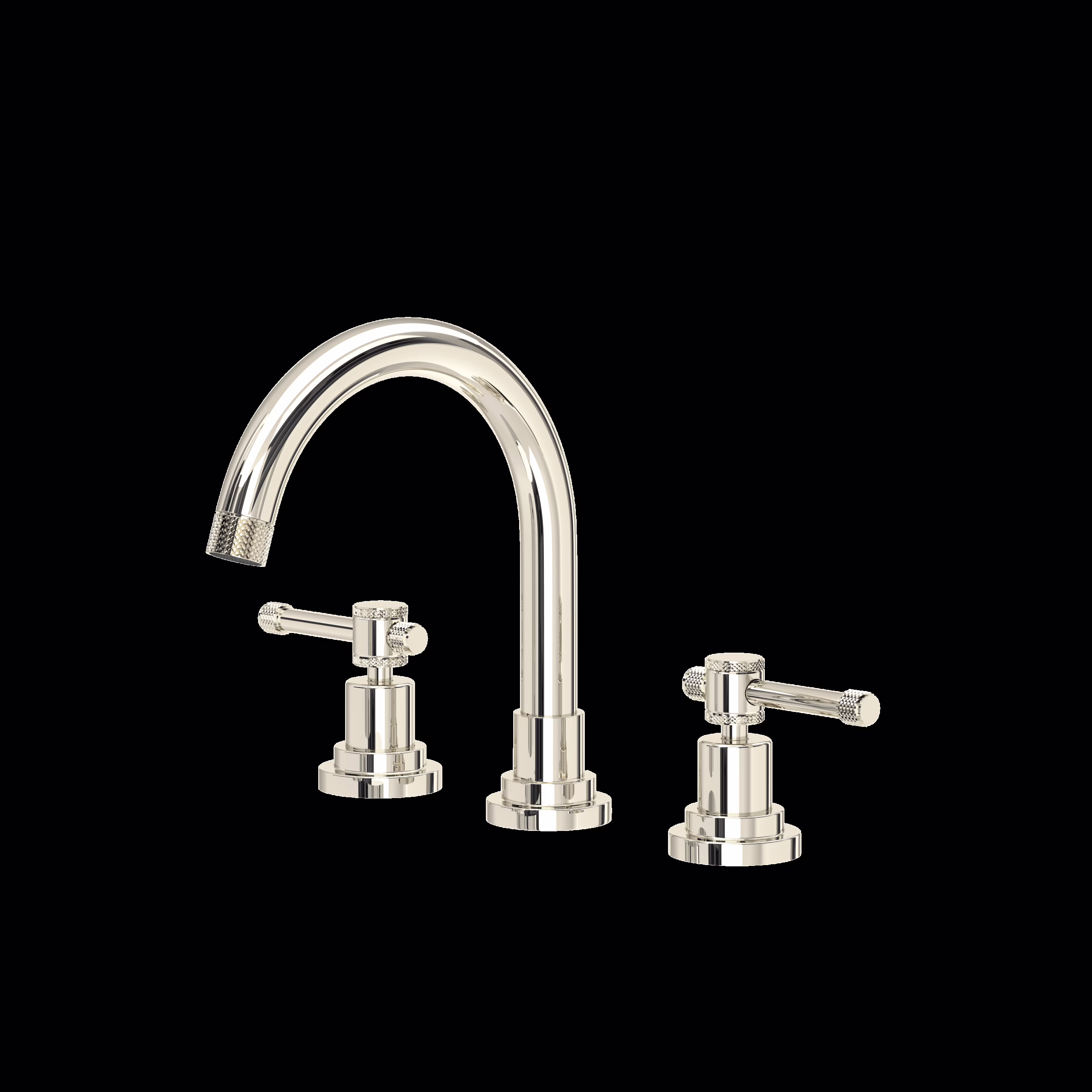 ROHL | Polished Nickel Campo™ Widespread Lavatory Faucet With C-Spout