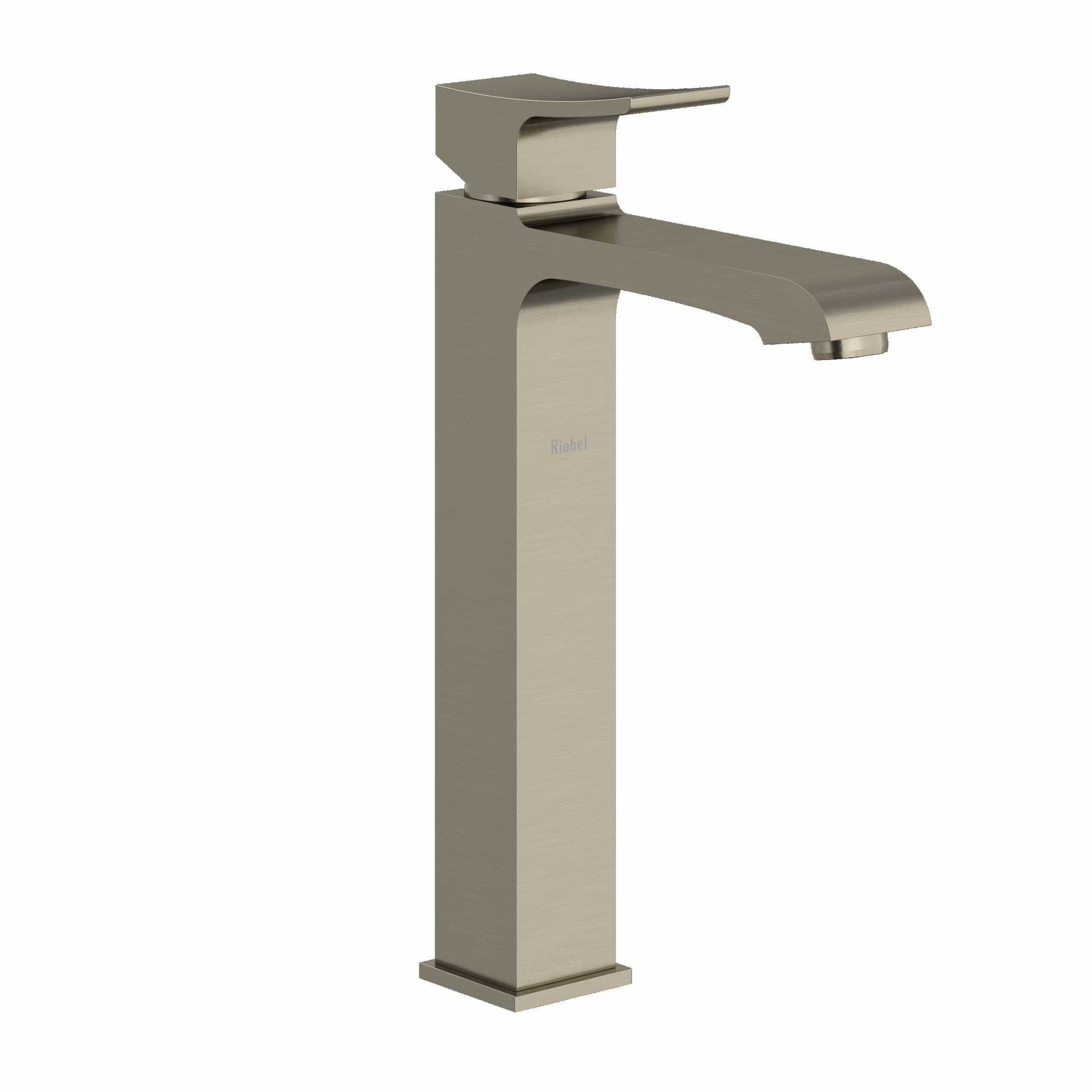 RIOBEL | Brushed Nickel Zendo™ Single Handle Tall Lavatory Faucet