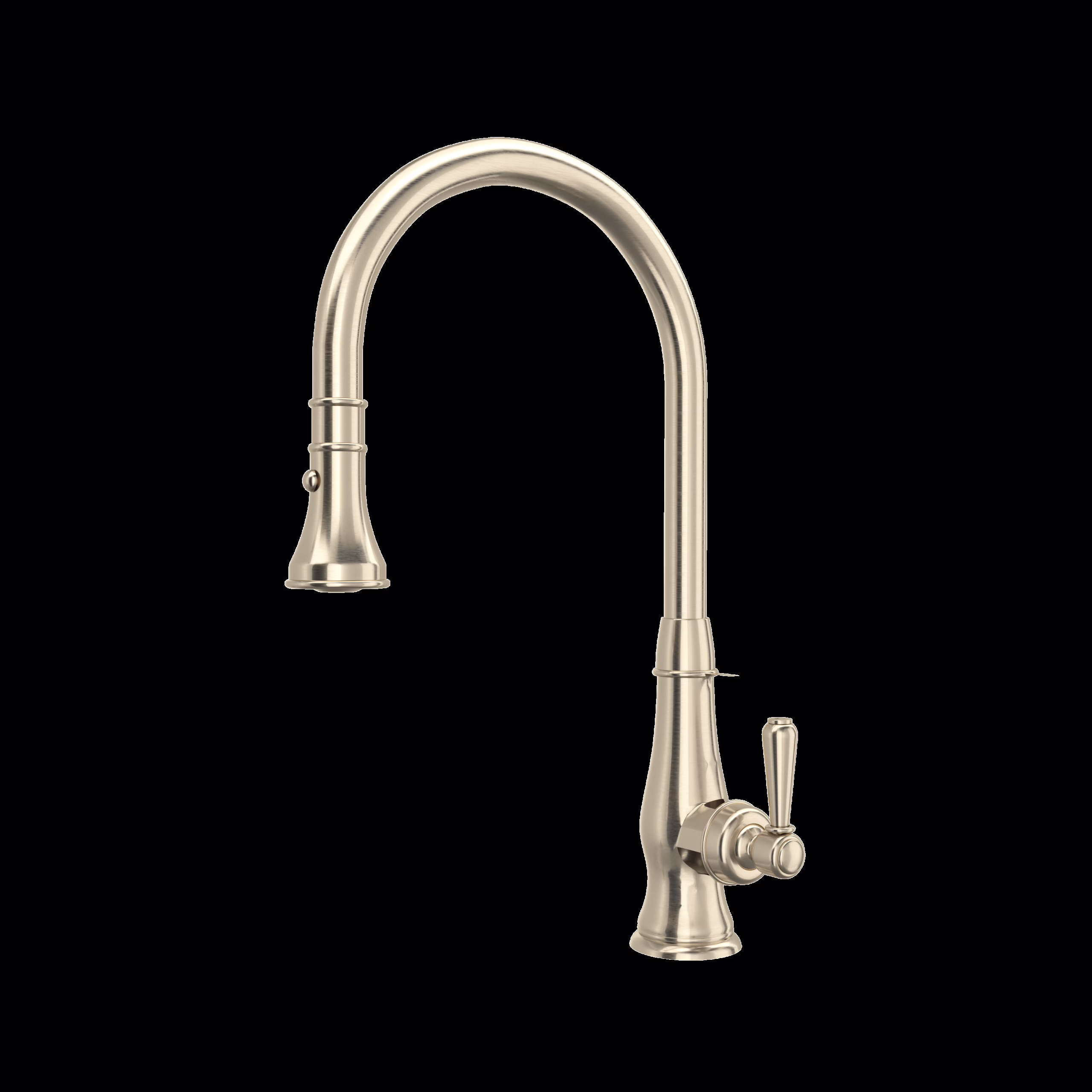 ROHL | Satin Nickel Patrizia™ Pull-Down Kitchen Faucet