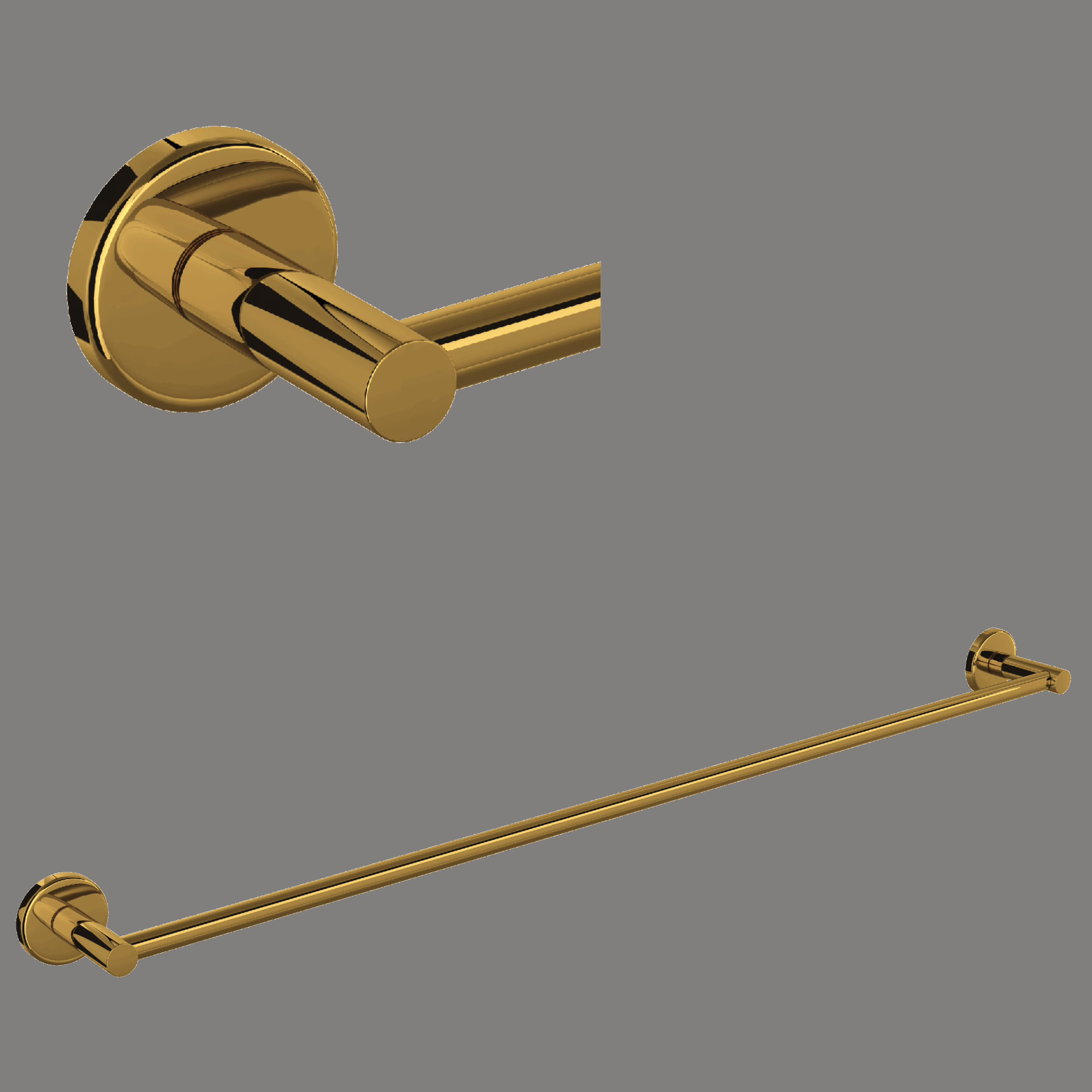 ROHL | Unlacquered Brass Lombardia® 30" Towel Bar