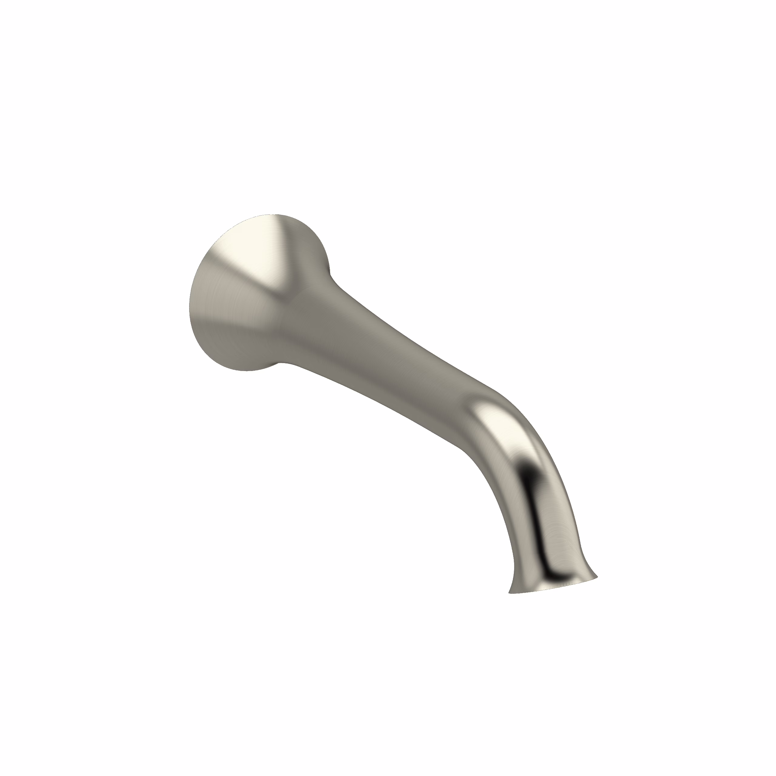 RIOBEL | Brushed Nickel Edge™ Wall Mount Tub Spout