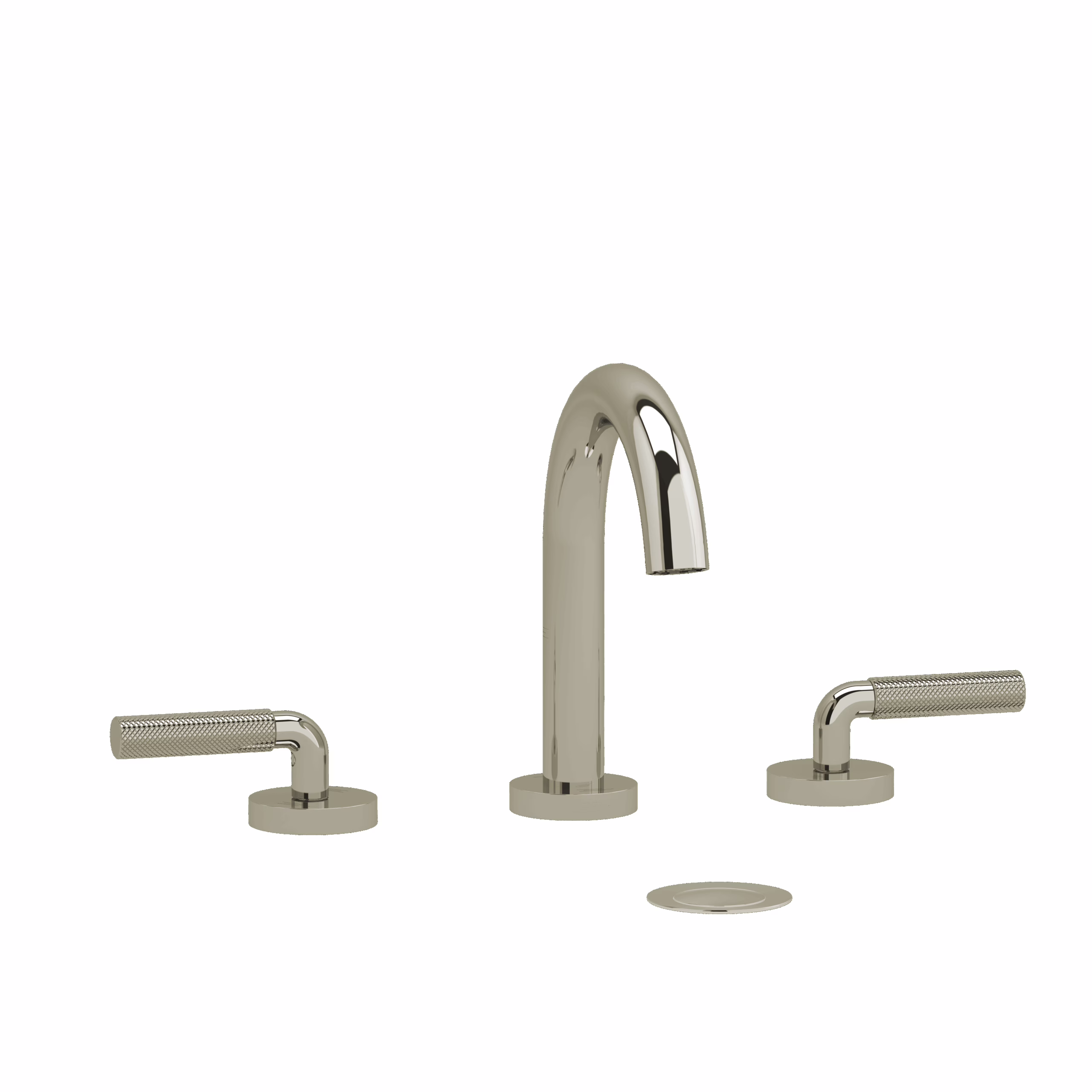 RIOBEL | Polished Nickel Riu™ Widespread Lavatory Faucet With C-Spout