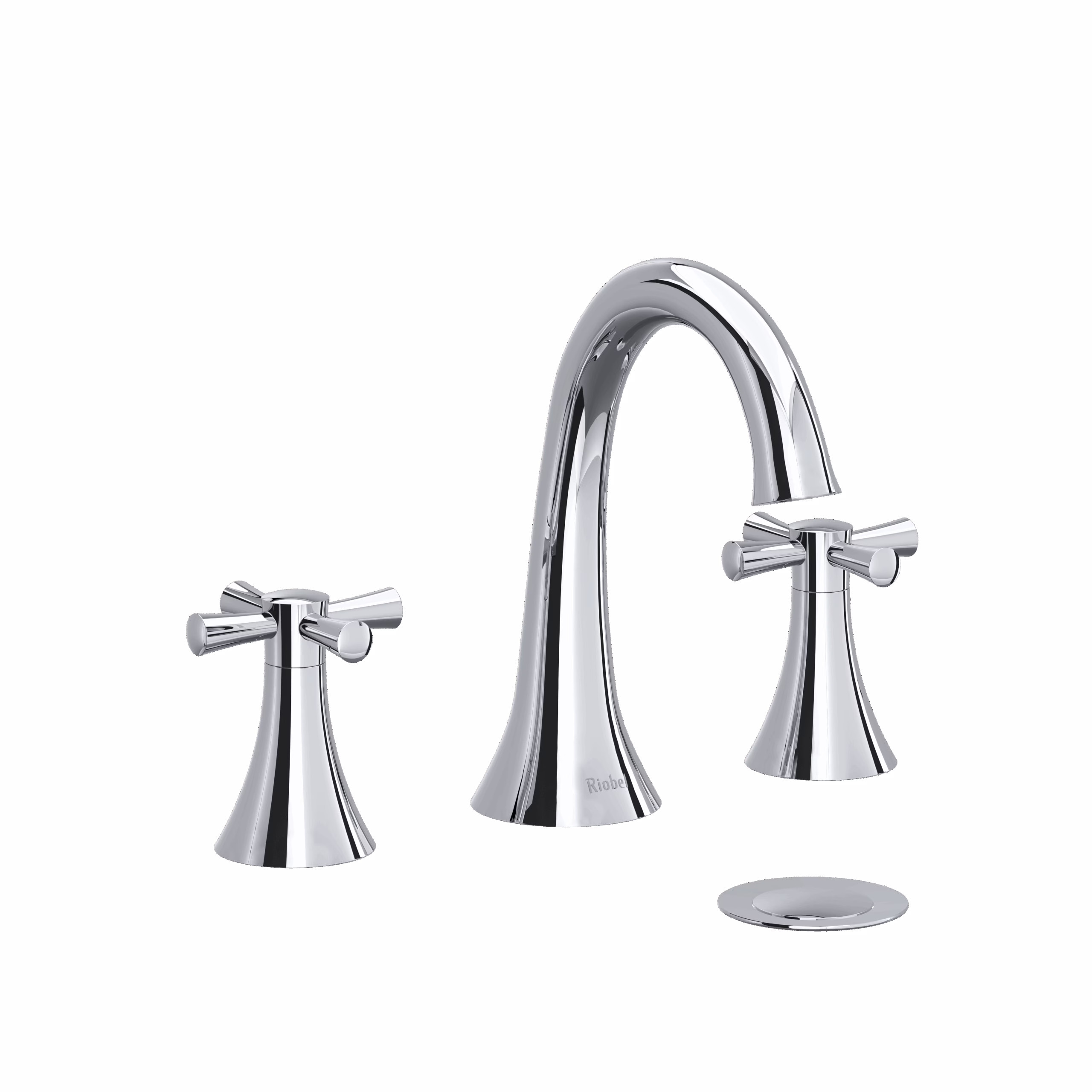 RIOBEL | Chrome Edge™ Widespread Lavatory Faucet