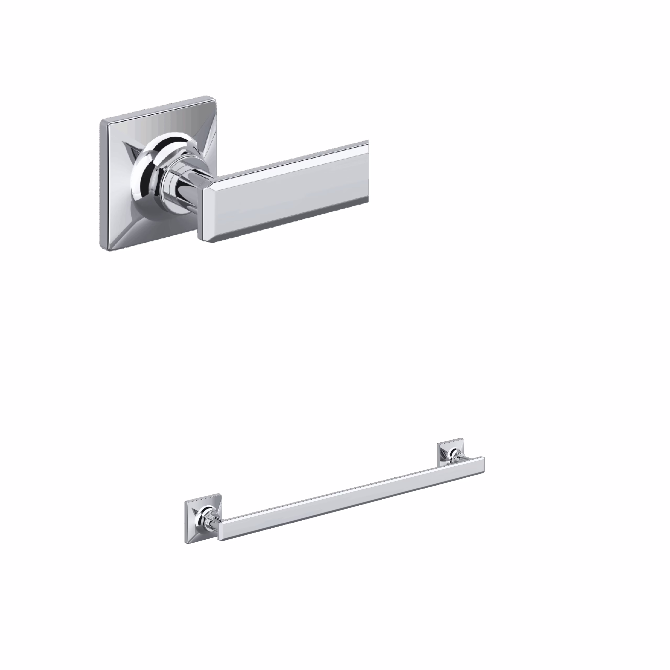 ROHL | Polished Chrome Apothecary™ 18" Towel Bar