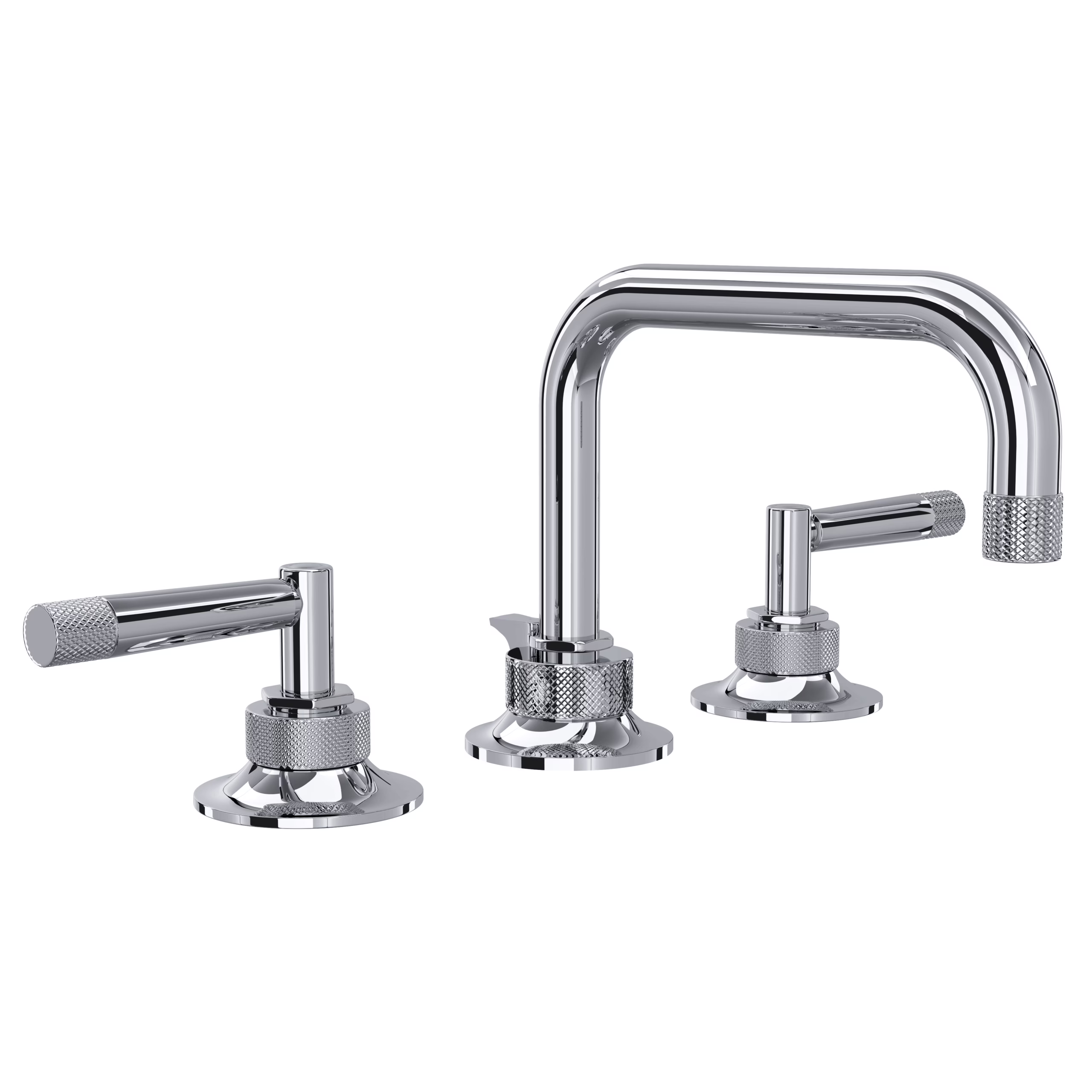 ROHL | Polished Chrome Graceline® Widespread Lavatory Faucet With U-Spout