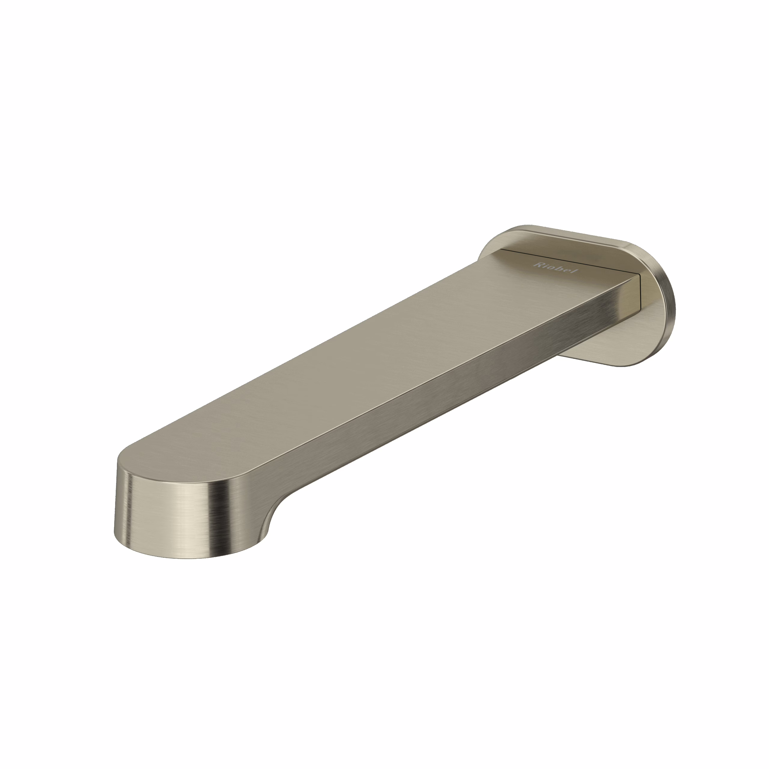 RIOBEL | Brushed Nickel Nibi™ Wall Mount Tub Spout