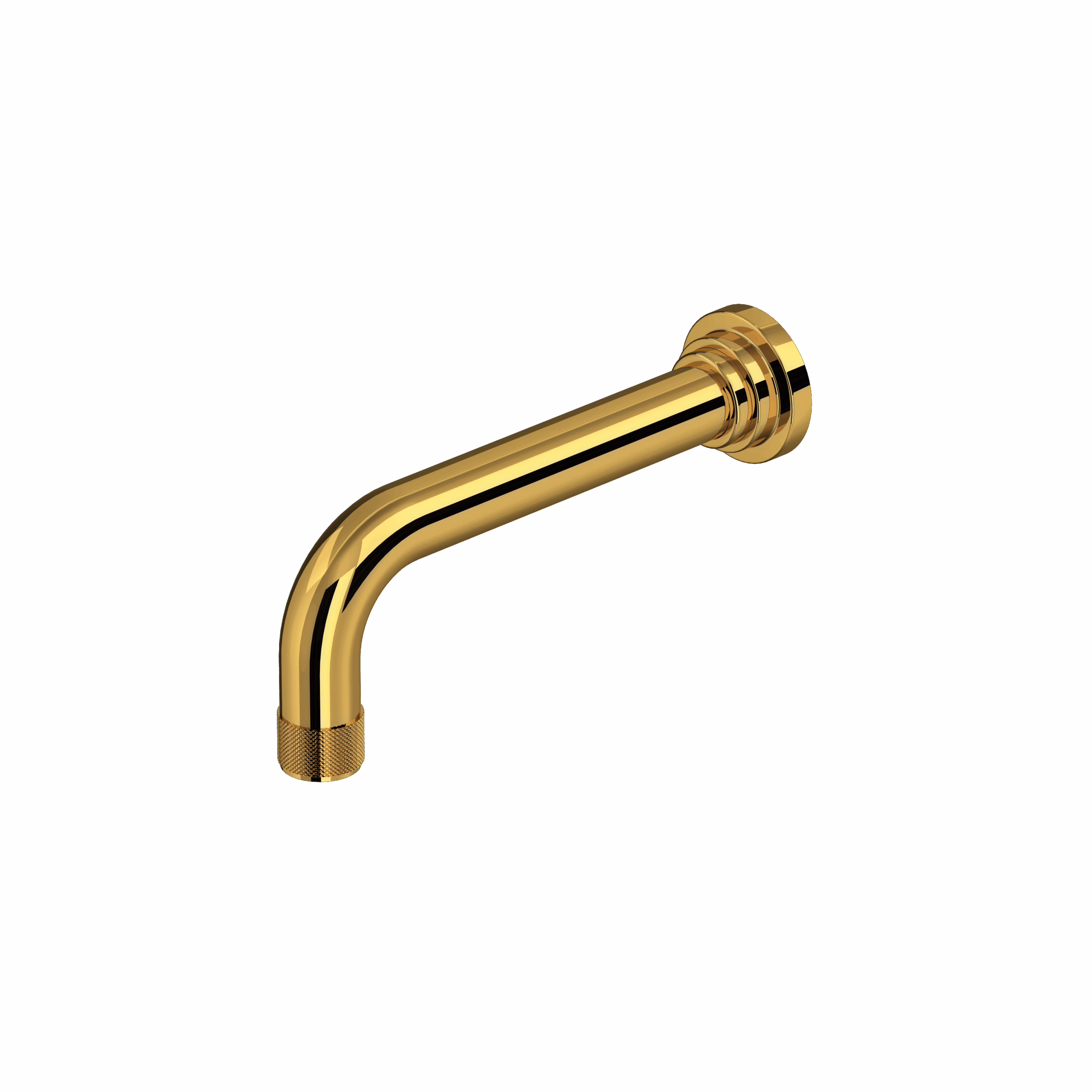 ROHL | Unlacquered Brass Campo™ Wall Mount Tub Spout