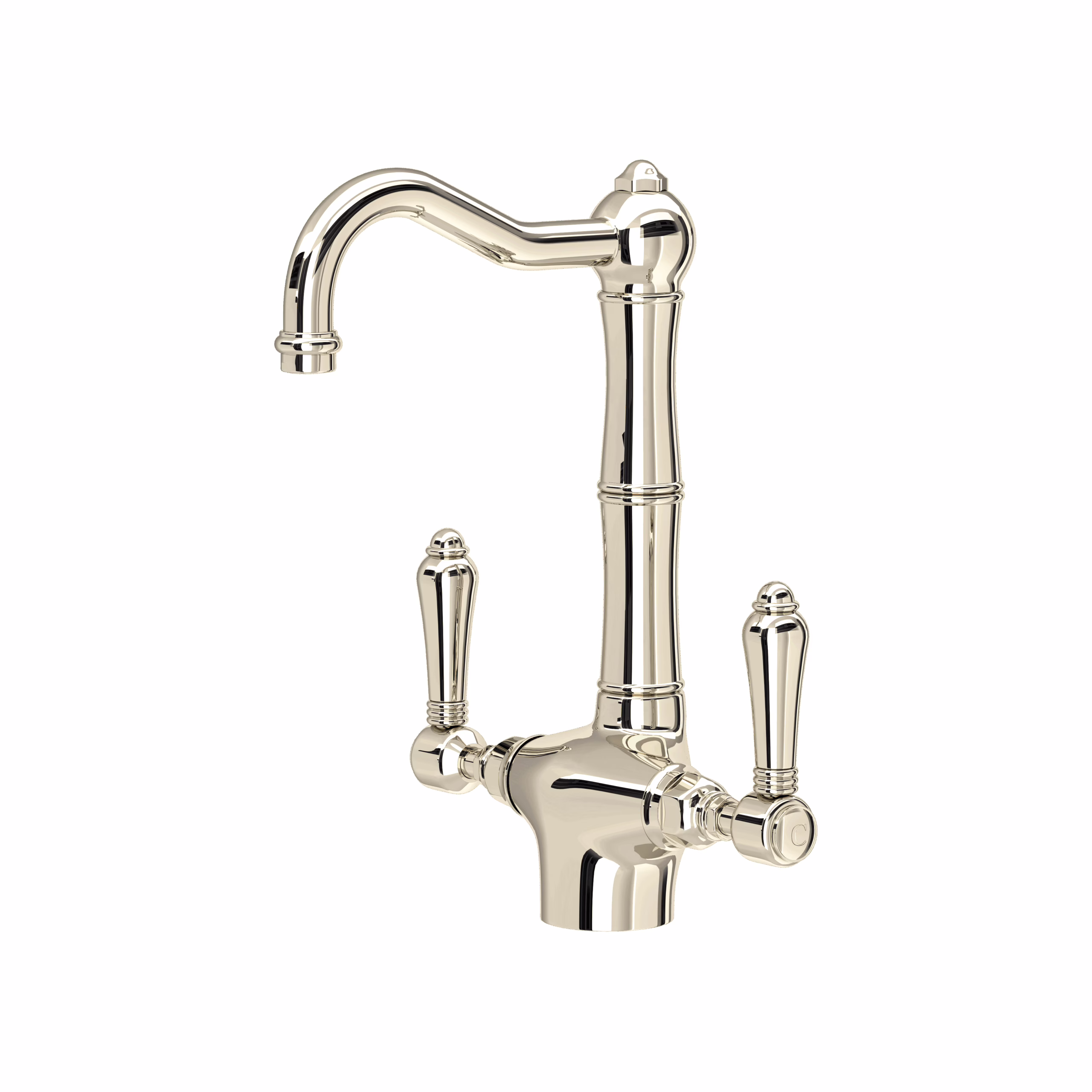 ROHL | Polished Nickel Acqui® Two Handle Bar/Food Prep Kitchen Faucet