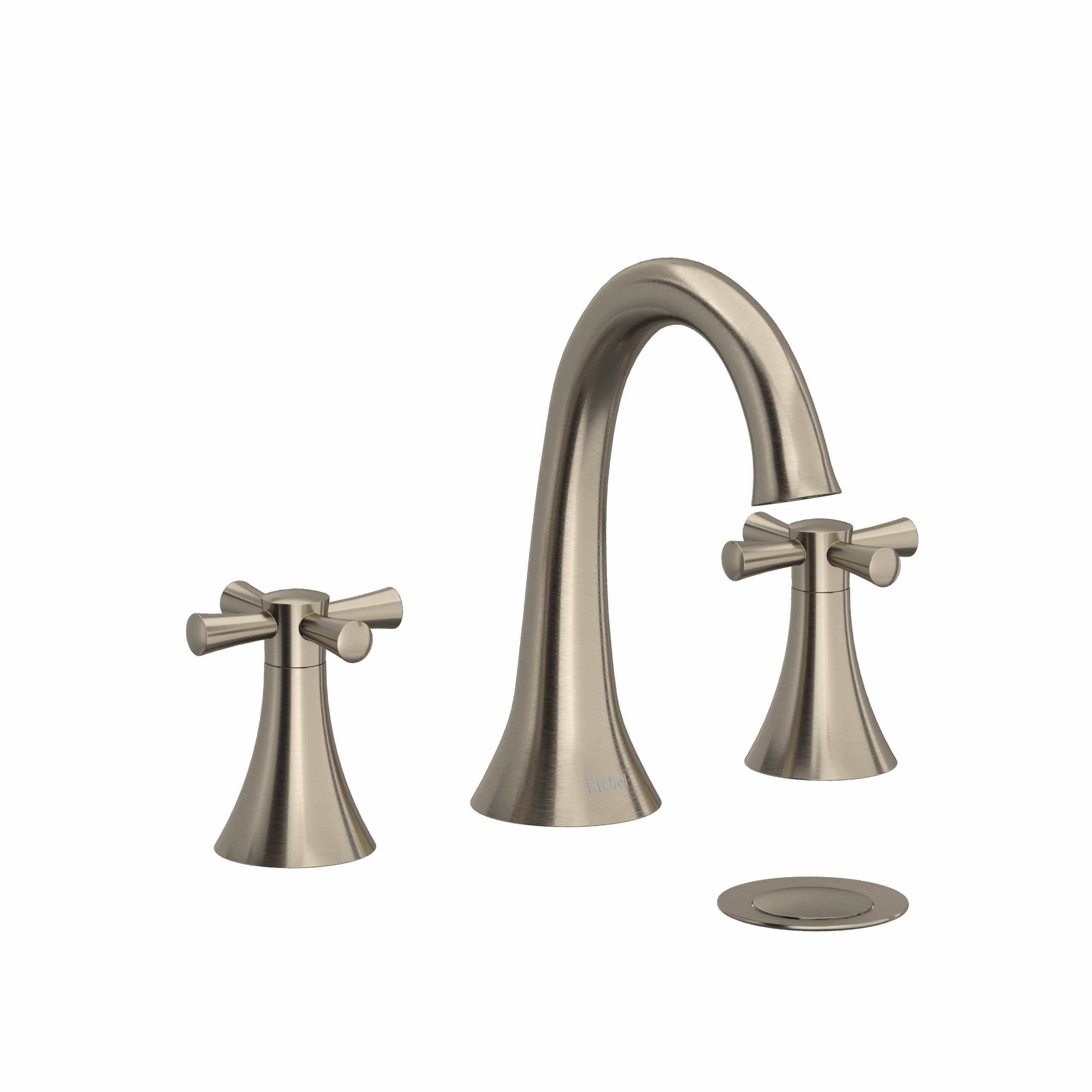 RIOBEL | Brushed Nickel Edge™ Widespread Lavatory Faucet