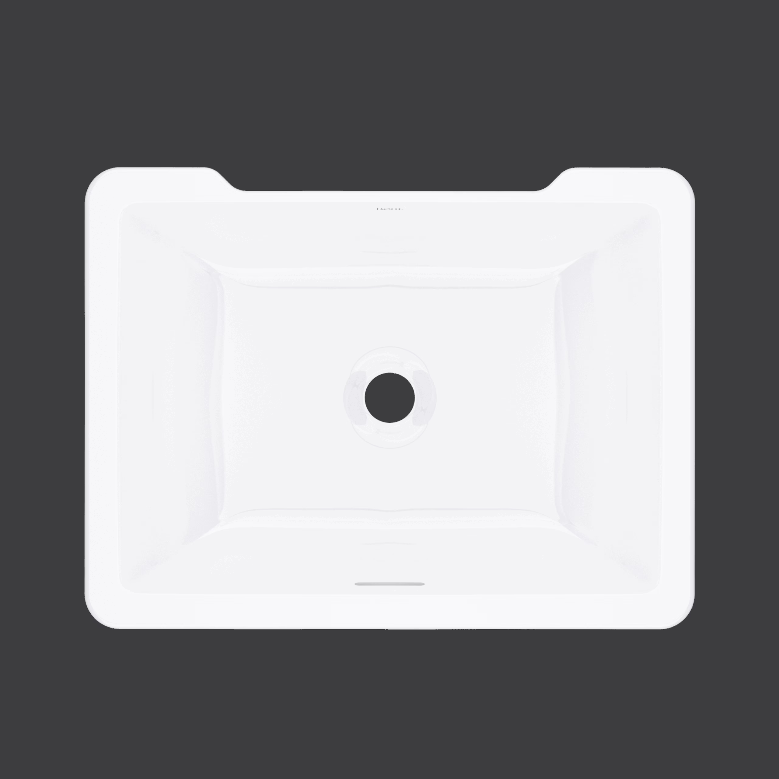 ROHL | White (WH) Eirene™ 20" x 15" Undermount Rectangular Lavatory Sink