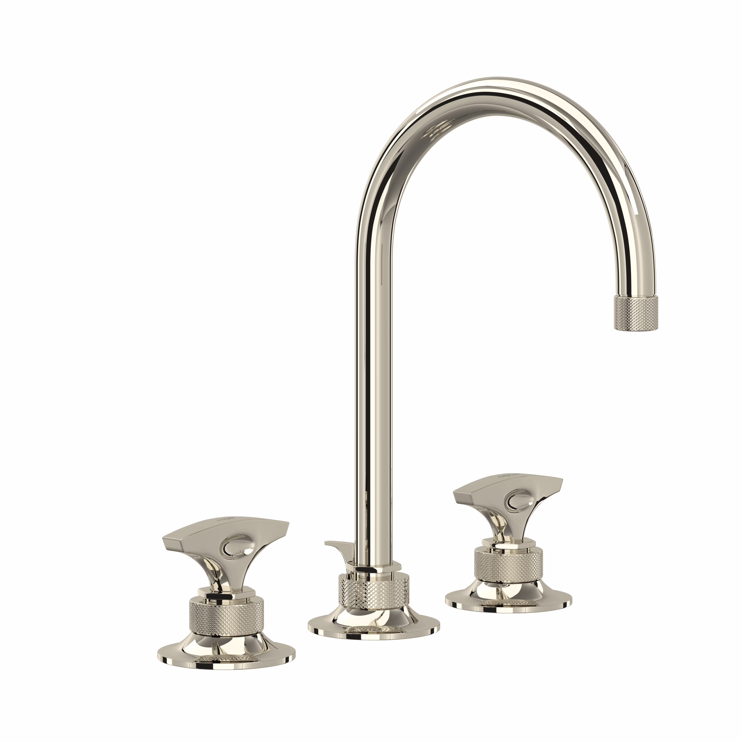 ROHL | Polished Nickel Graceline® Widespread Lavatory Faucet With C-Spout