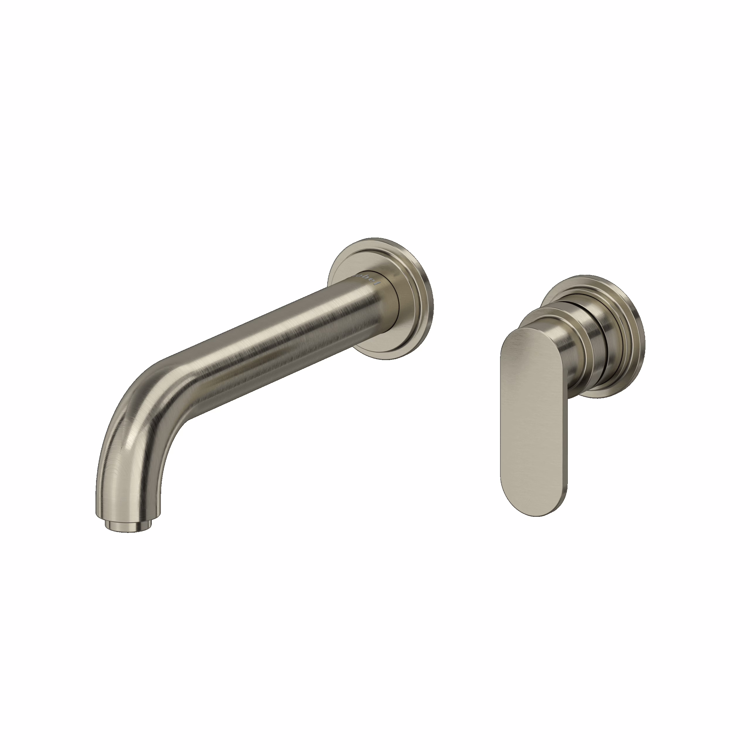 RIOBEL | Brushed Nickel Arca™ Wall Mount 360° Lavatory Faucet Trim