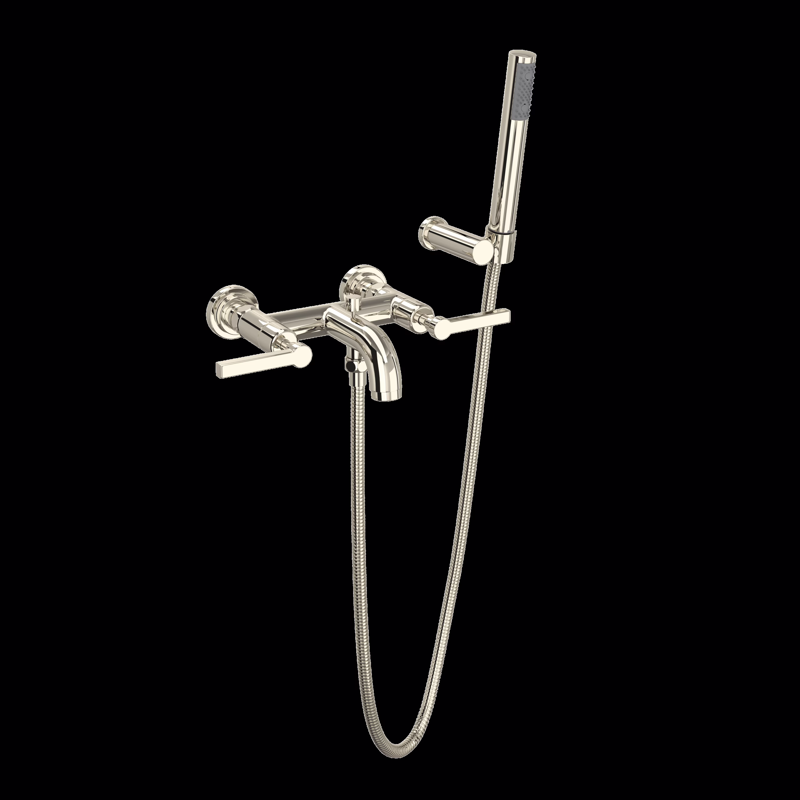 ROHL | Polished Nickel Lombardia® Exposed Wall Mount Tub Filler