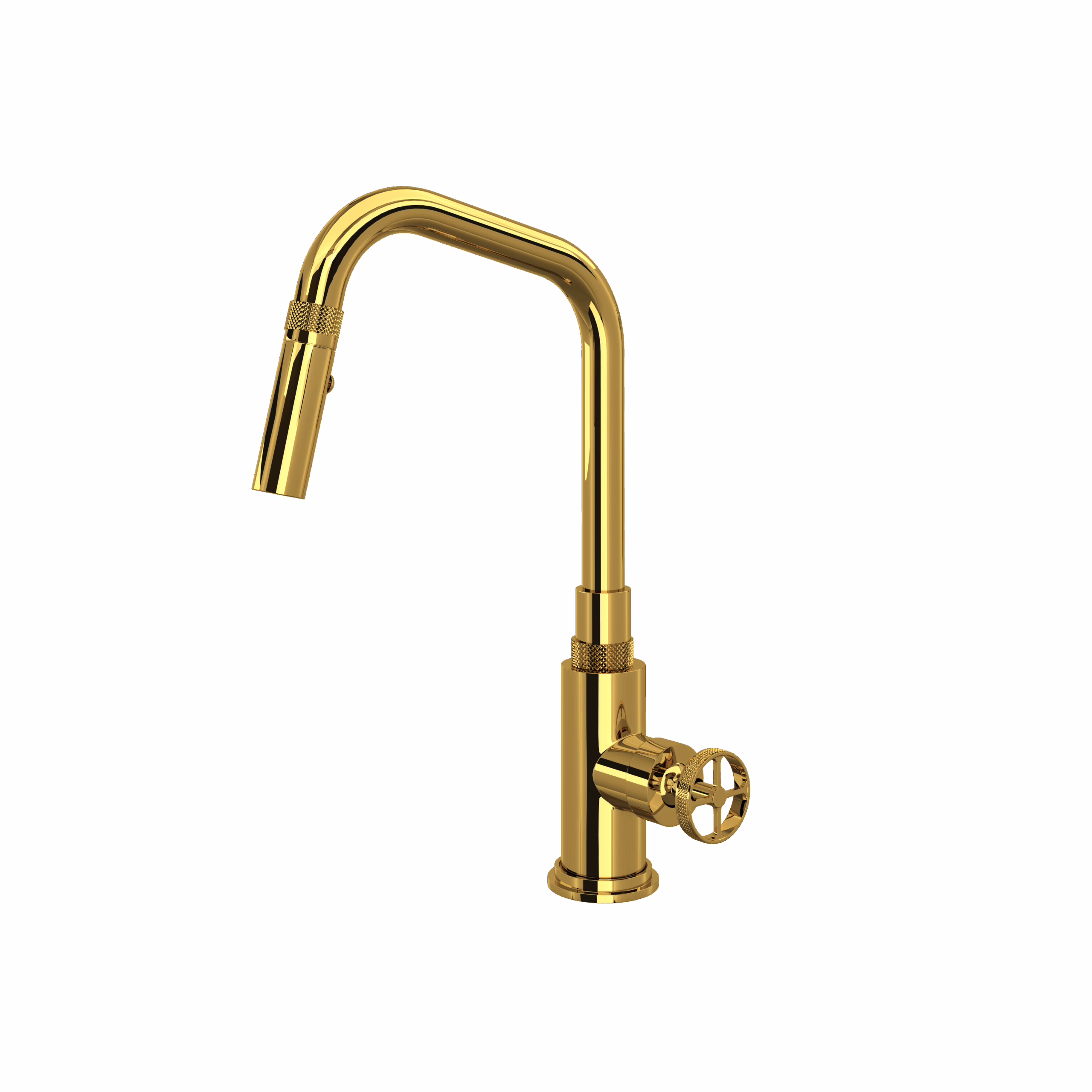 ROHL | Unlacquered Brass Campo™ Pull-Down Kitchen Faucet