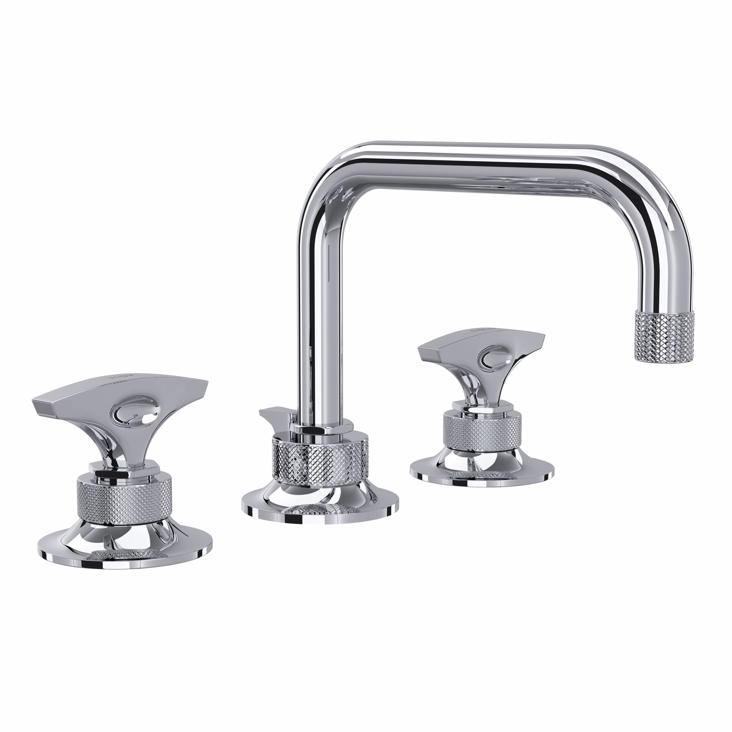 ROHL | Polished Chrome Graceline® Widespread Lavatory Faucet With U-Spout