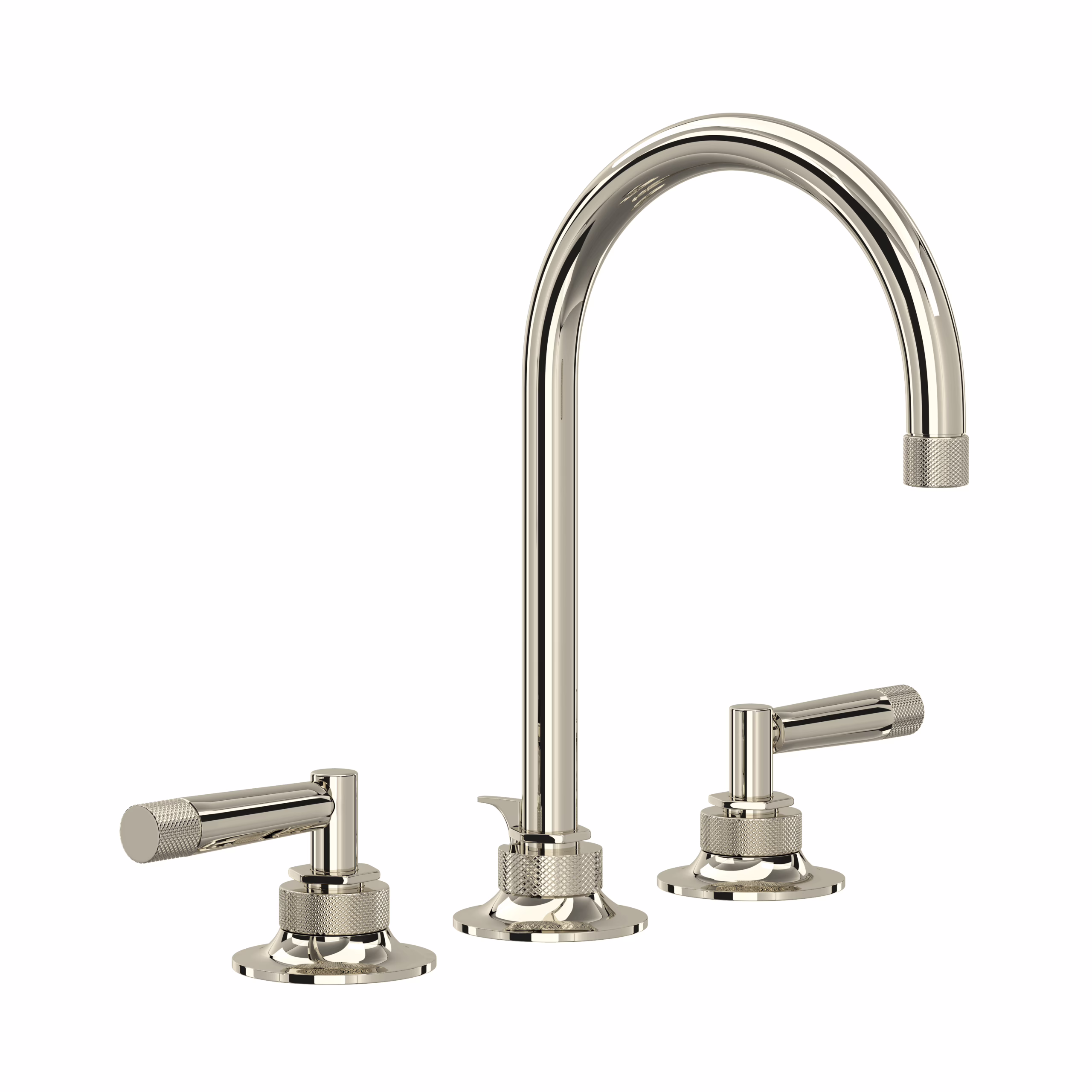 ROHL | Polished Nickel Graceline® Widespread Lavatory Faucet With C-Spout