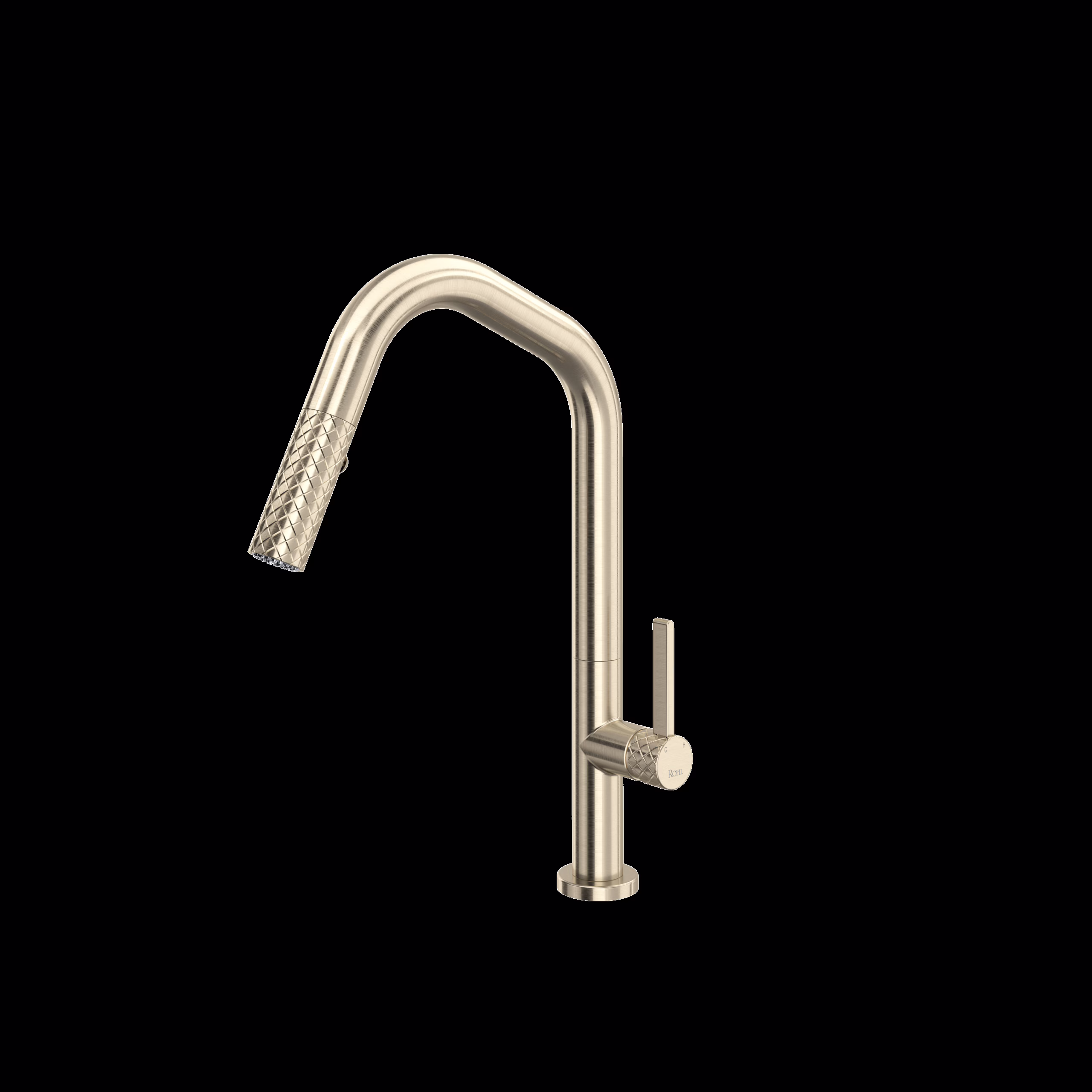 ROHL | Satin Nickel Tenerife™ Pull-Down Kitchen Faucet With U-Spout
