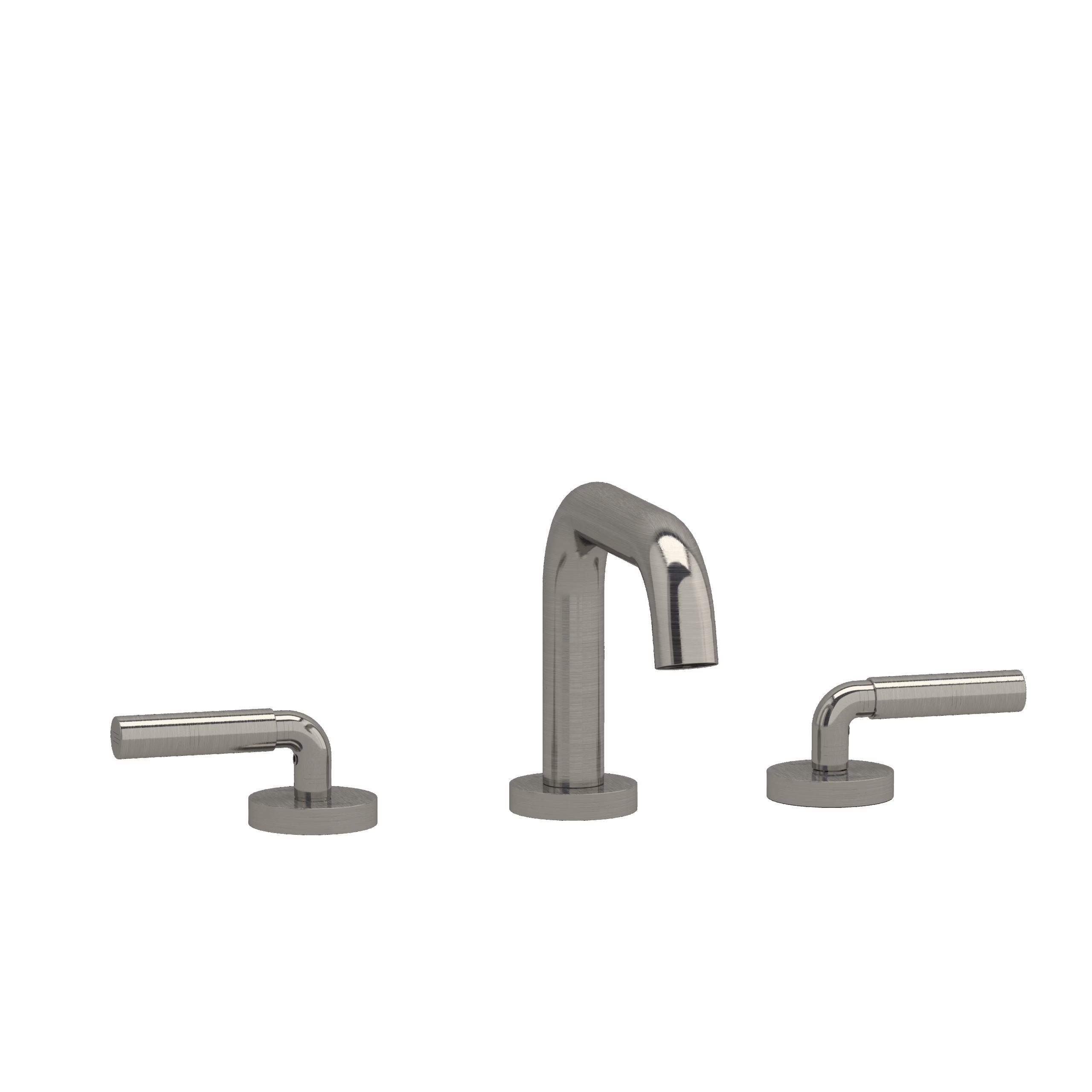 RIOBEL | Brushed Nickel Riu™ Widespread Lavatory Faucet With U-Spout