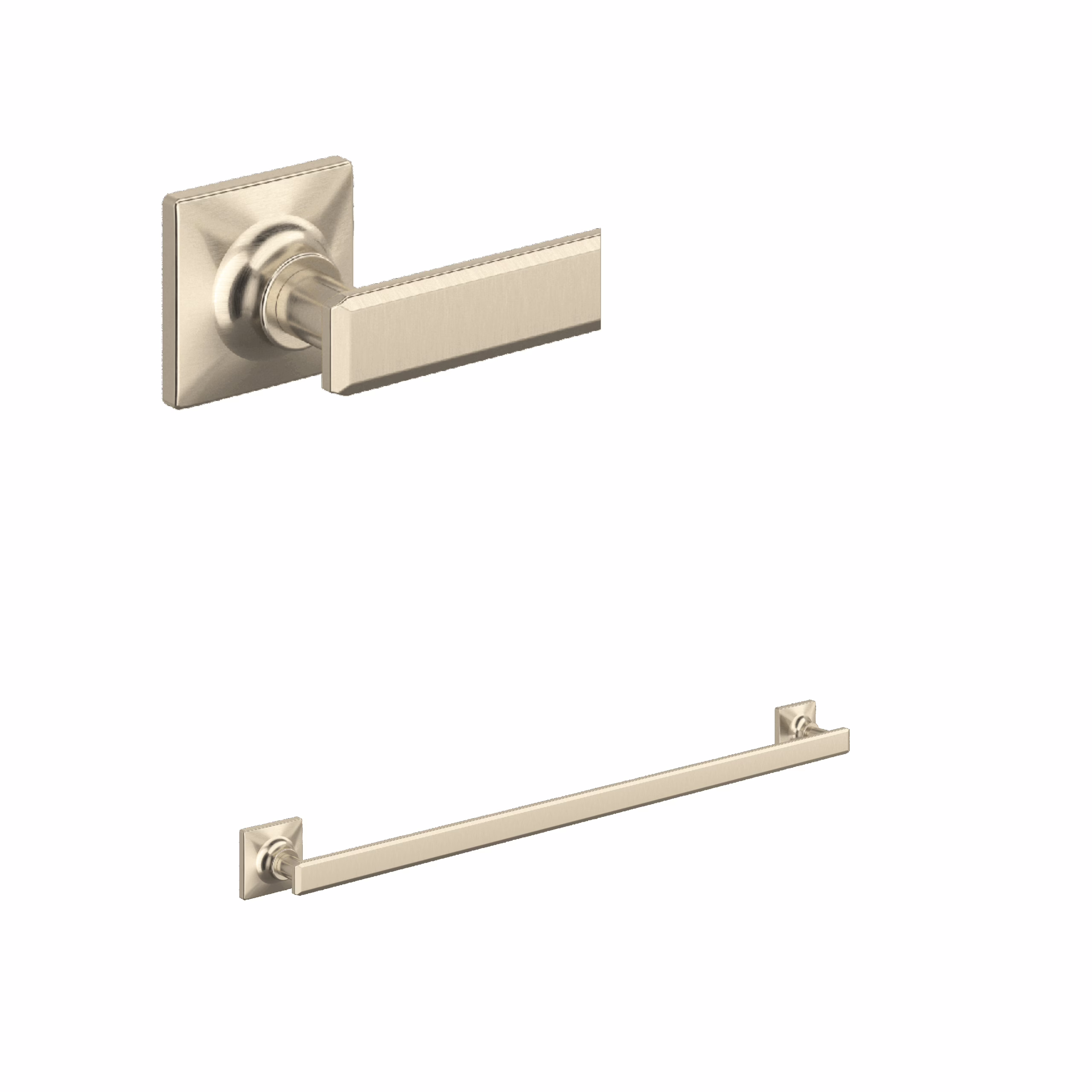 ROHL | Satin Nickel Apothecary™ 24" Towel Bar