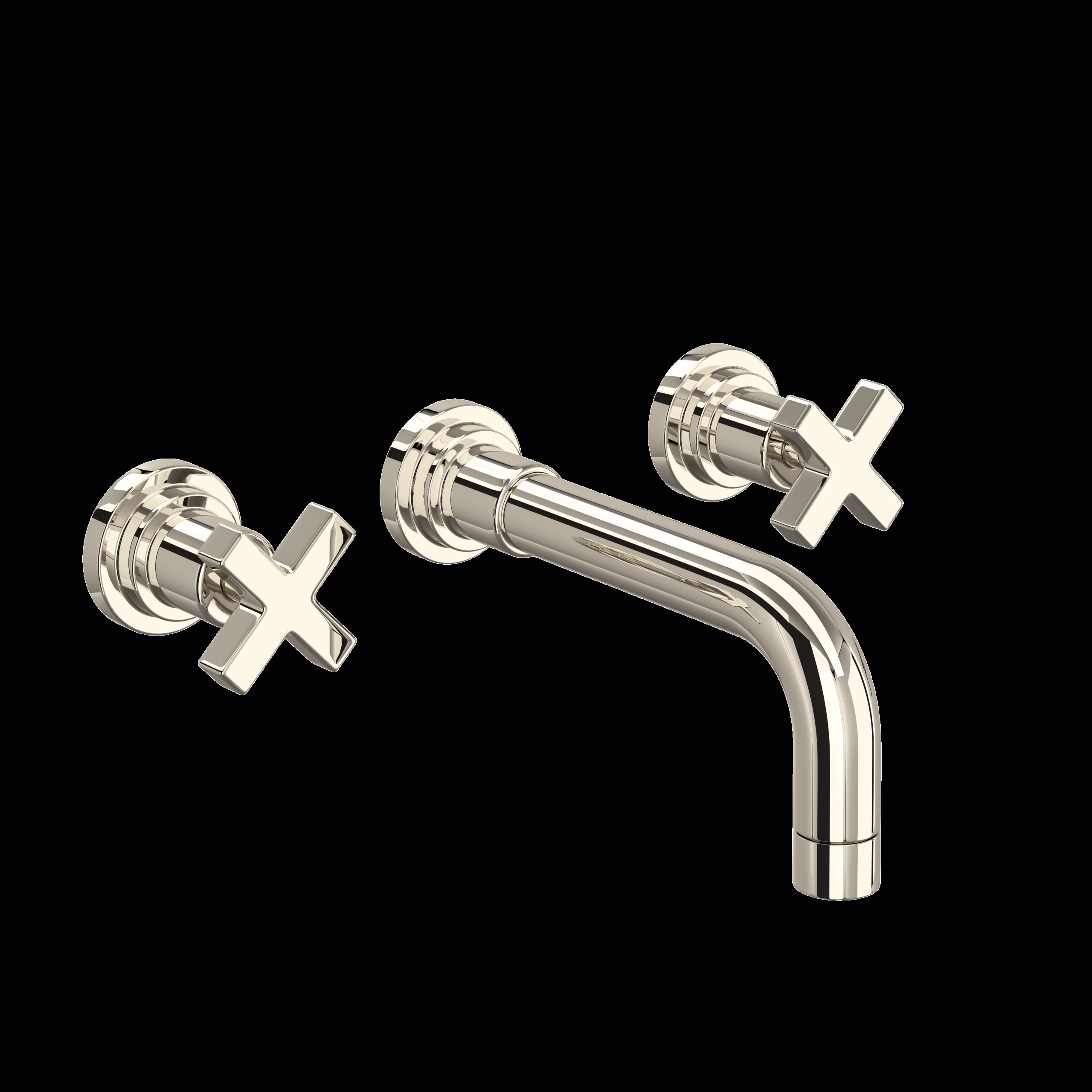 ROHL | Polished Nickel Lombardia® Wall Mount Lavatory Faucet Trim