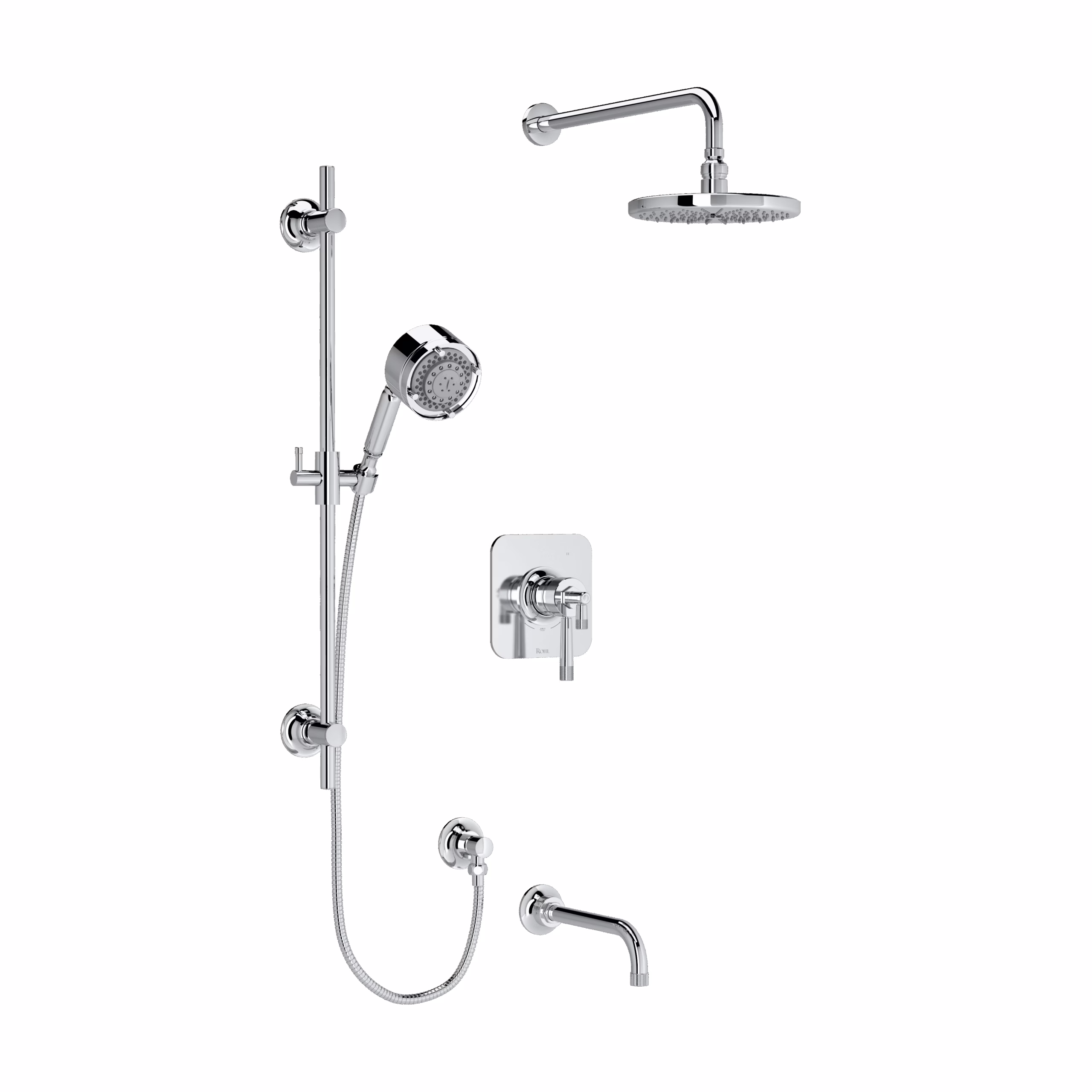 ROHL | Polished Chrome Shower Kit 1345 Trim