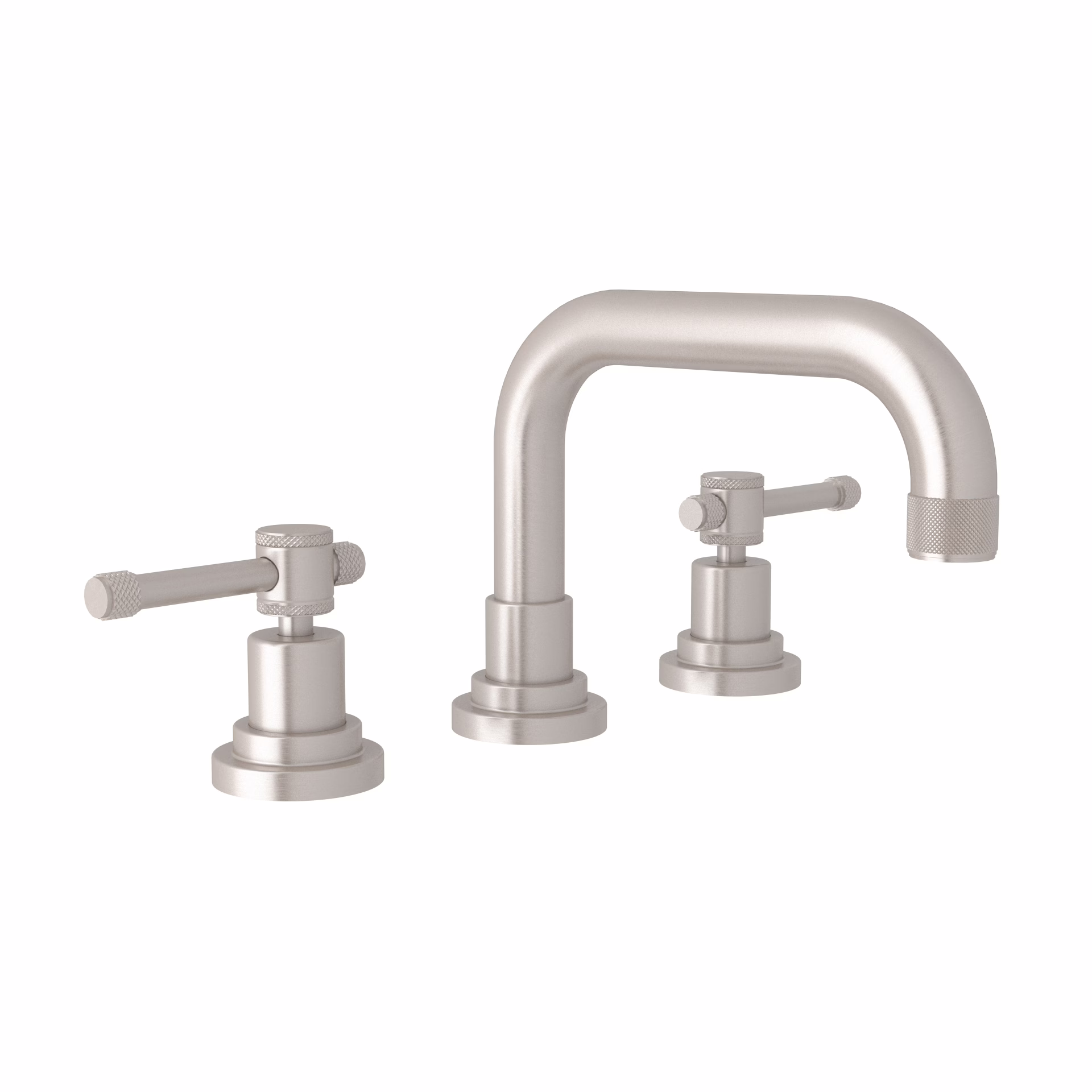 ROHL | Satin Nickel Campo™ Widespread Lavatory Faucet With U-Spout
