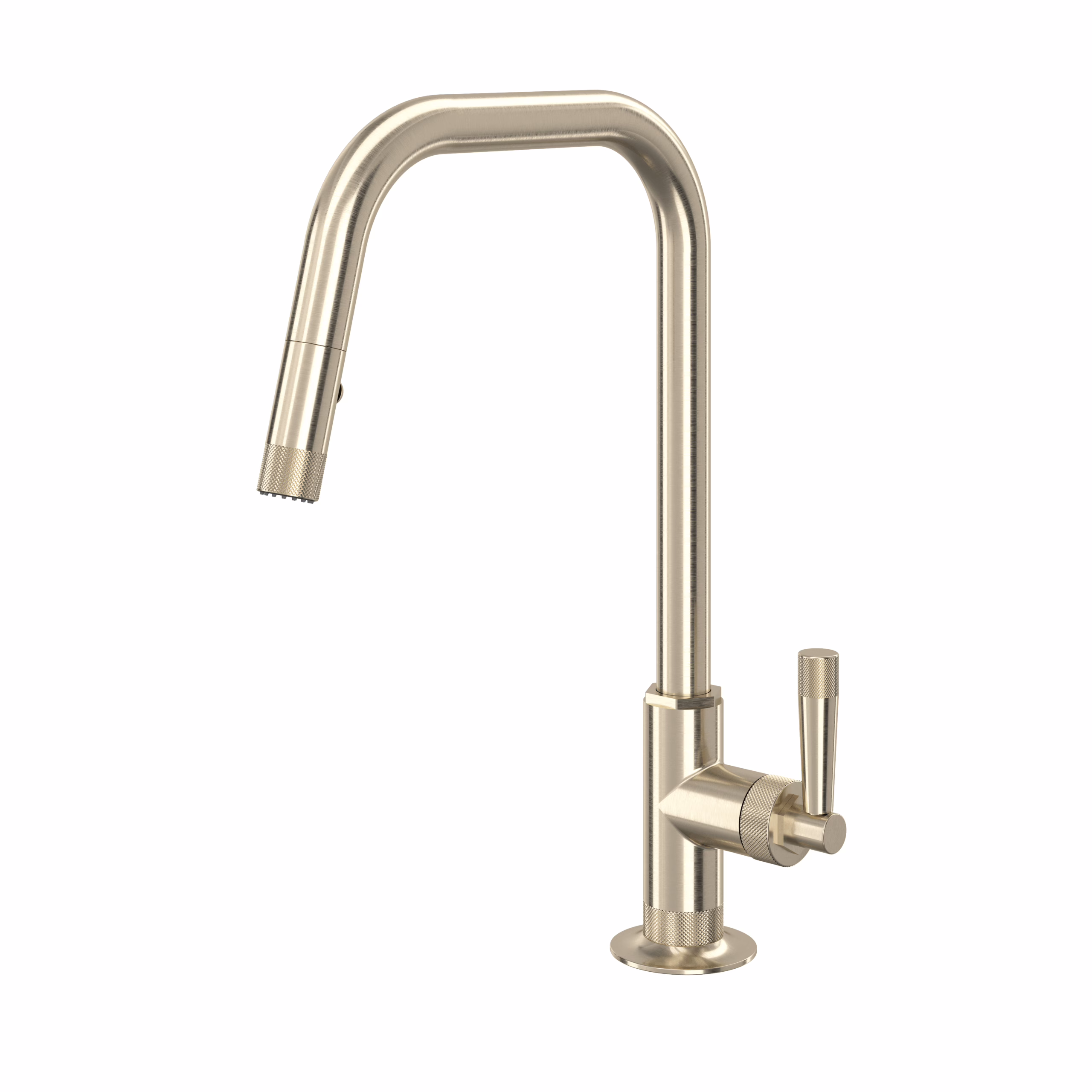 ROHL | Satin Nickel Graceline® Pull-Down Kitchen Faucet With U-Spout