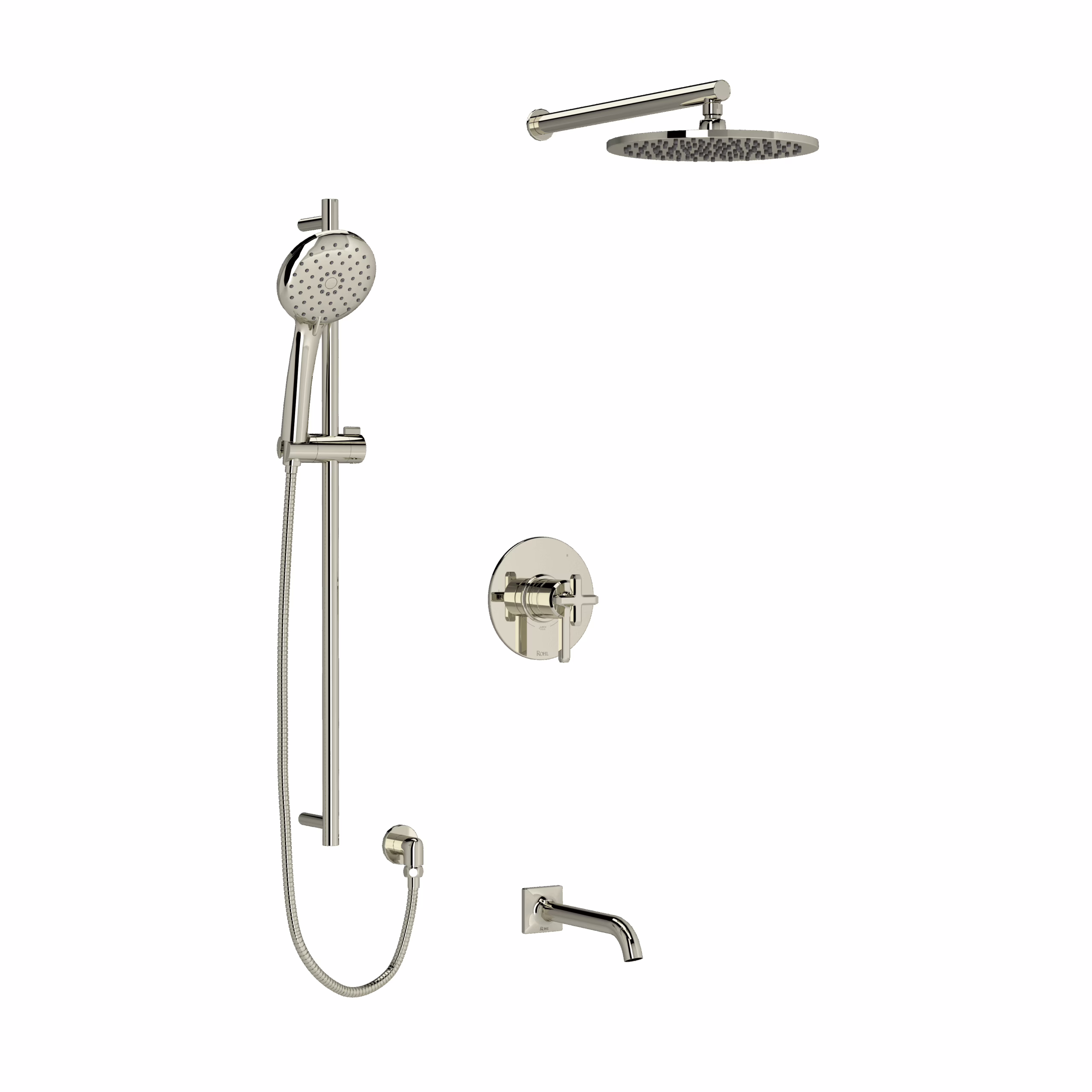 ROHL | Polished Nickel Shower Kit 1345 Trim