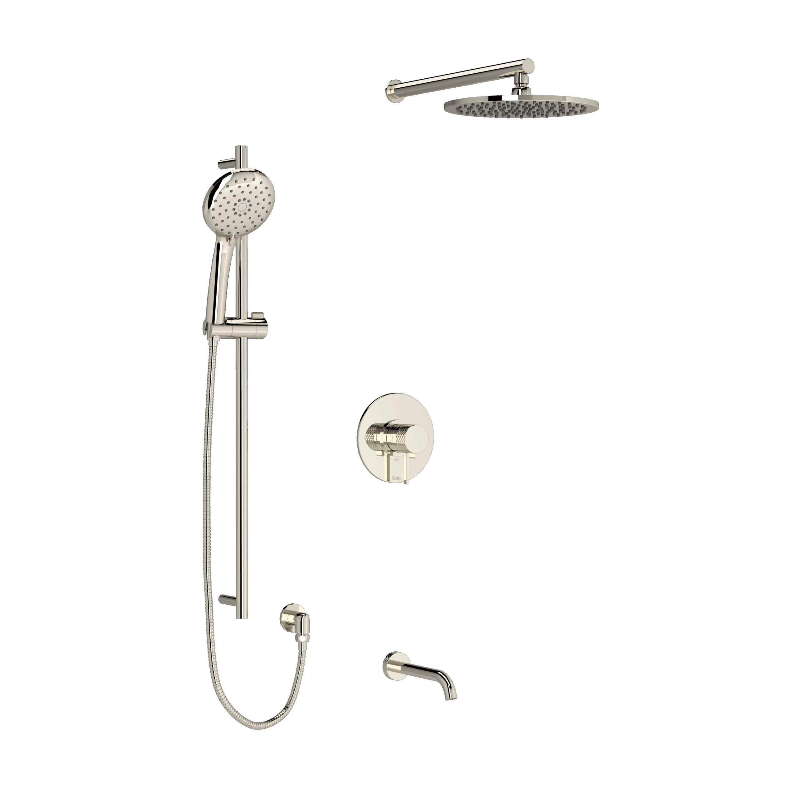 ROHL | Polished Nickel Shower Kit 1345 Trim