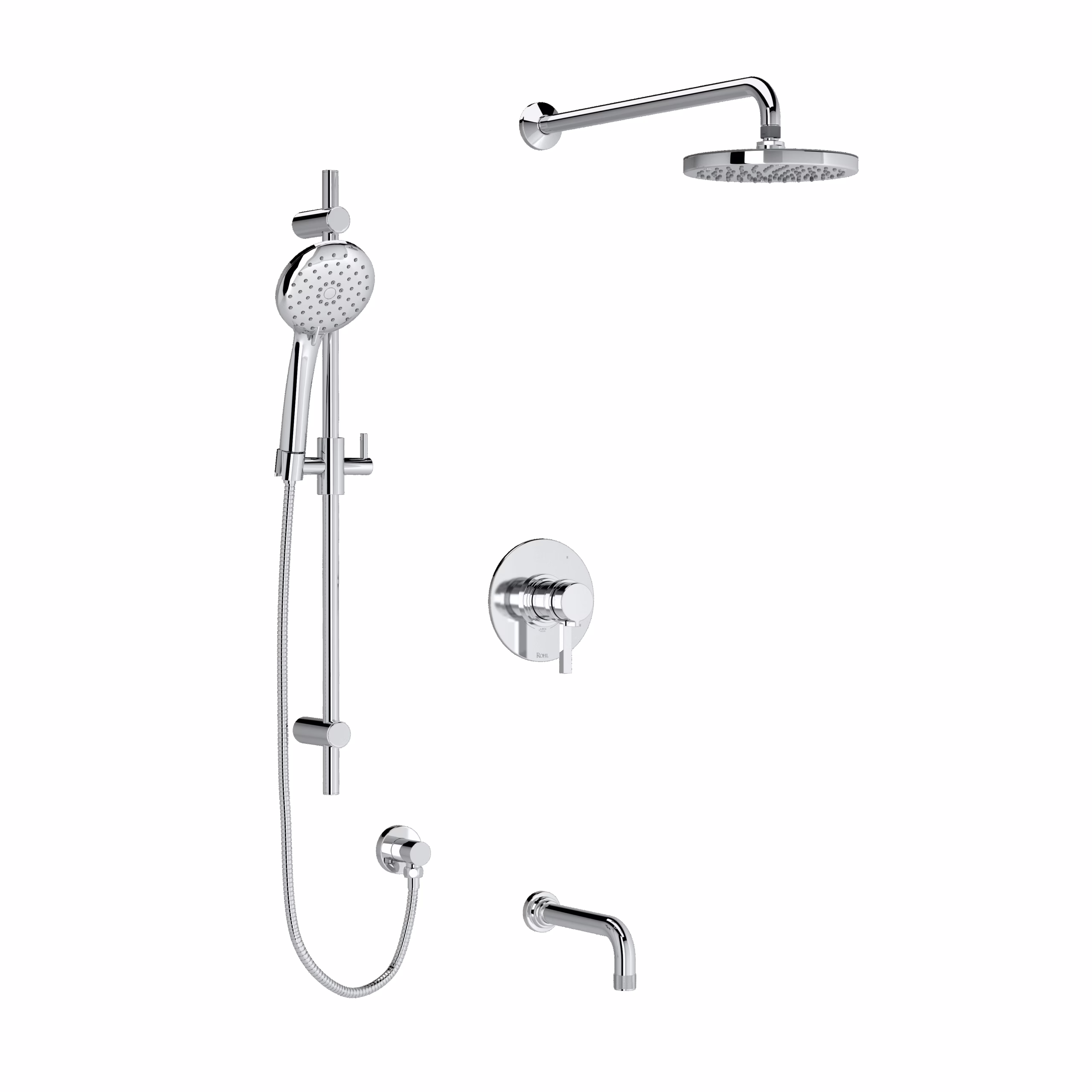 ROHL | Polished Chrome Shower Kit 1345 Trim
