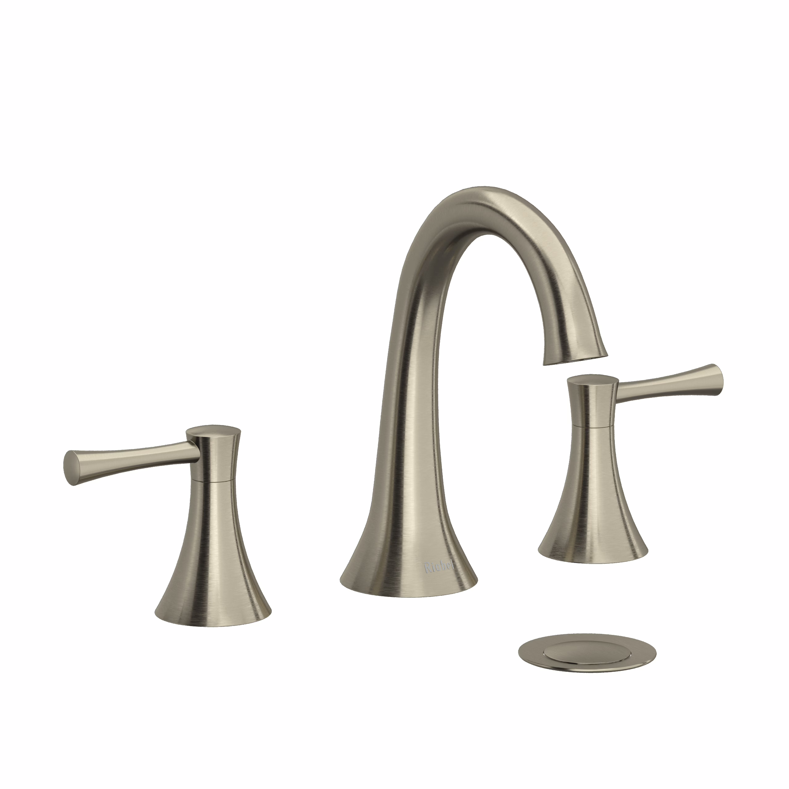 RIOBEL | Brushed Nickel Edge™ Widespread Lavatory Faucet