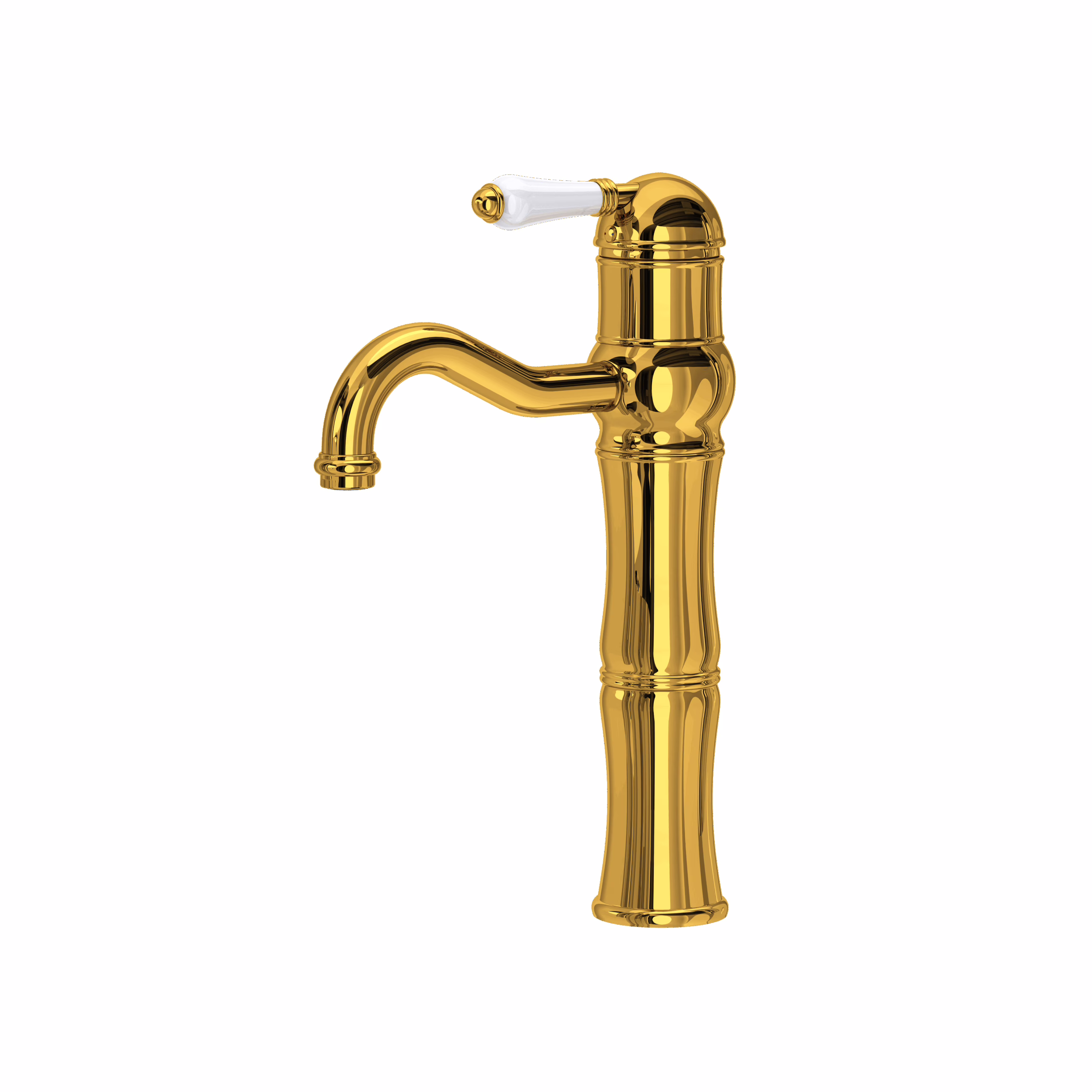 ROHL | Unlacquered Brass Acqui® Single Handle Tall Lavatory Faucet
