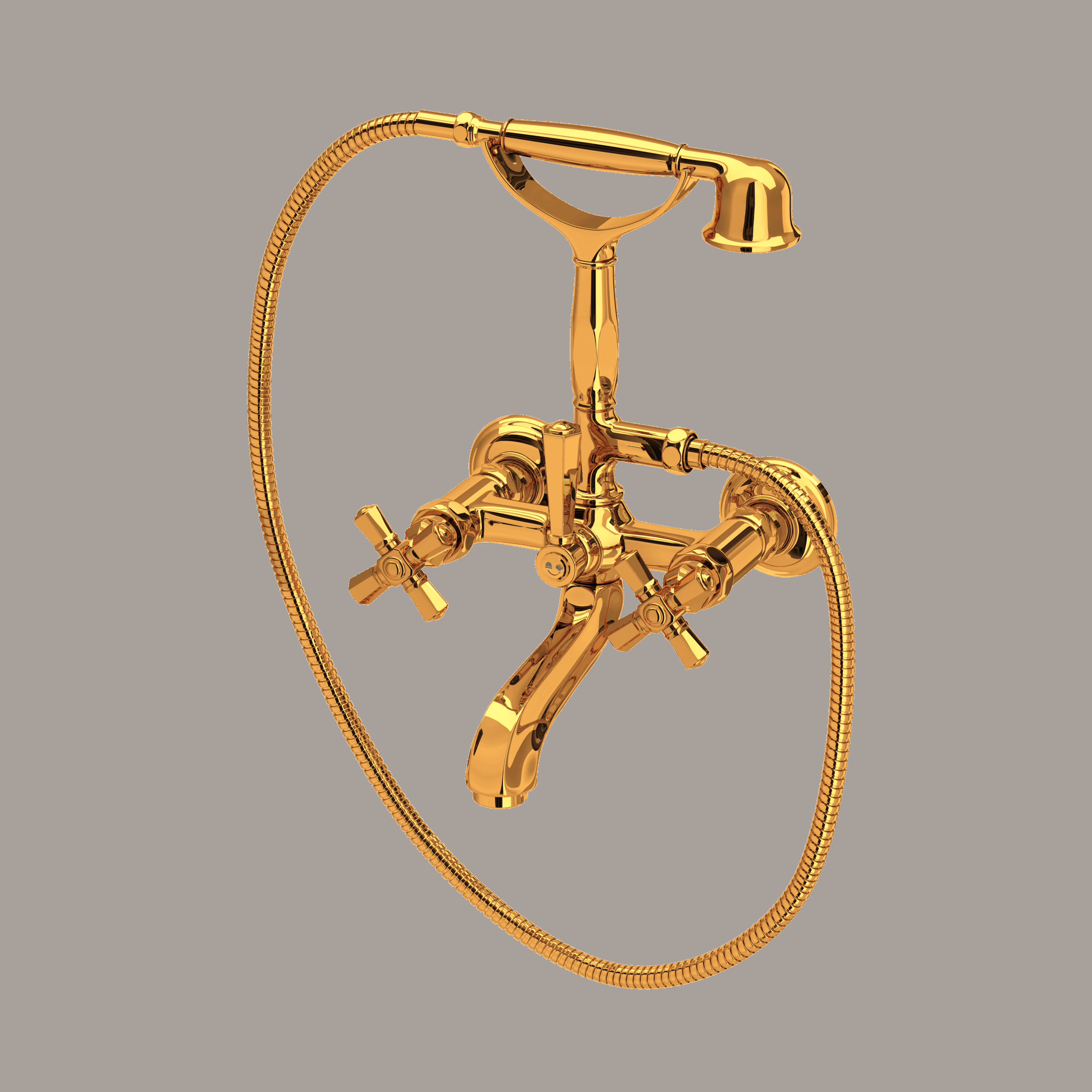 ROHL | Italian Brass Palladian® Exposed Wall Mount Tub Filler