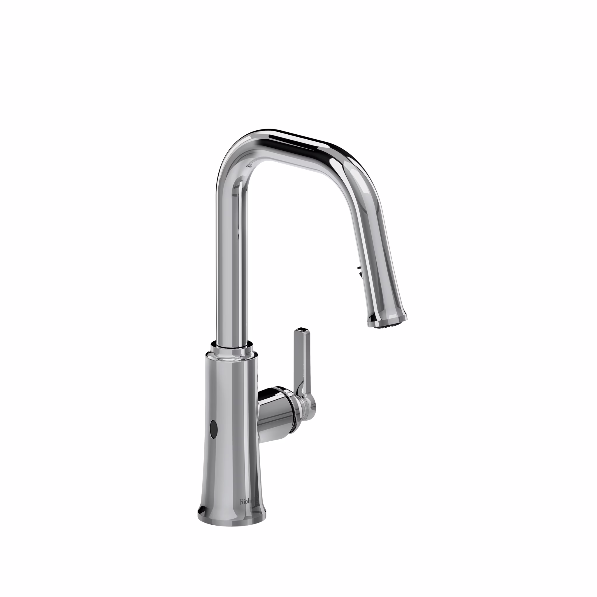 RIOBEL | Chrome Trattoria™ Pull-Down Touchless Kitchen Faucet With U-Spout