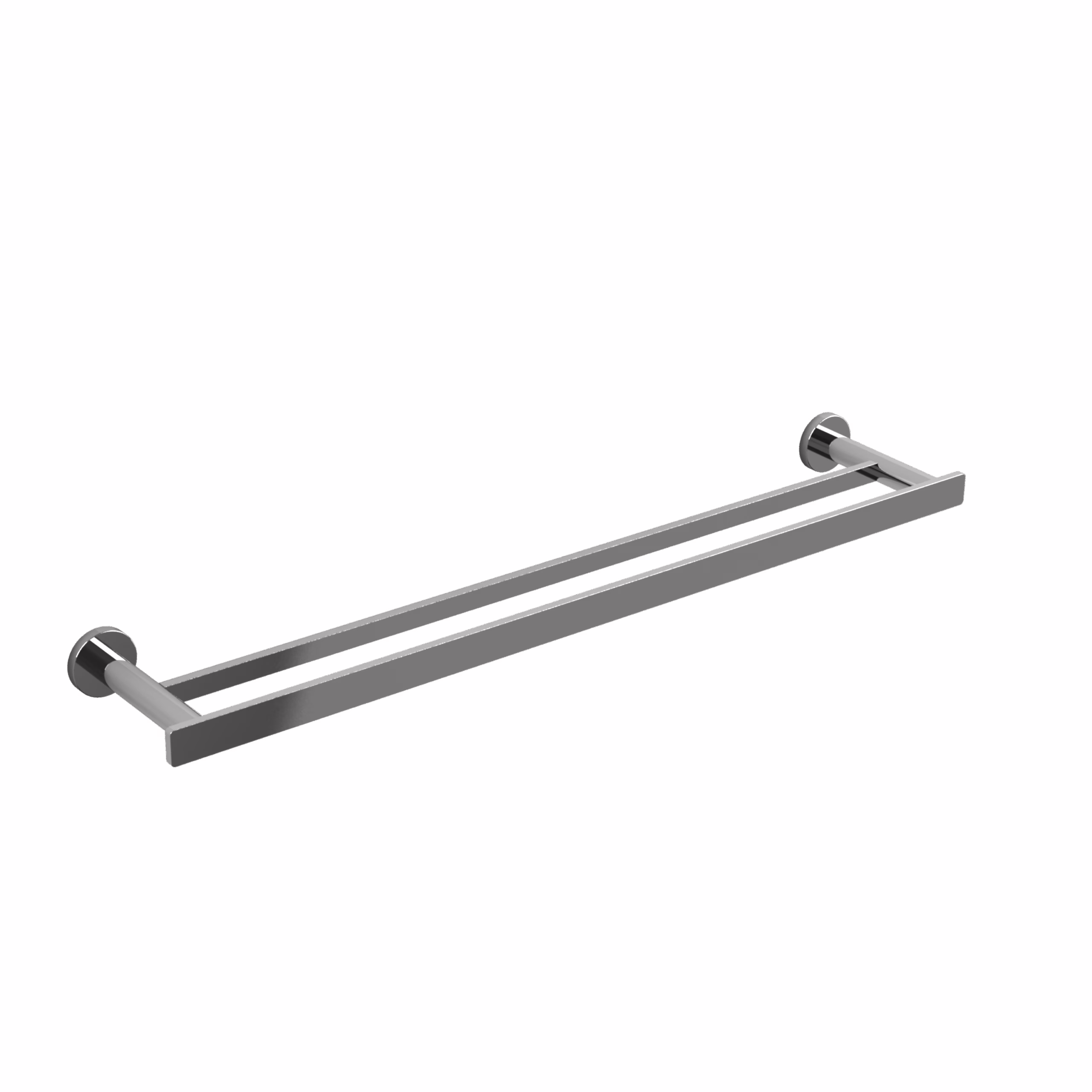 RIOBEL | Chrome Paradox™ Double 24" Towel Bar