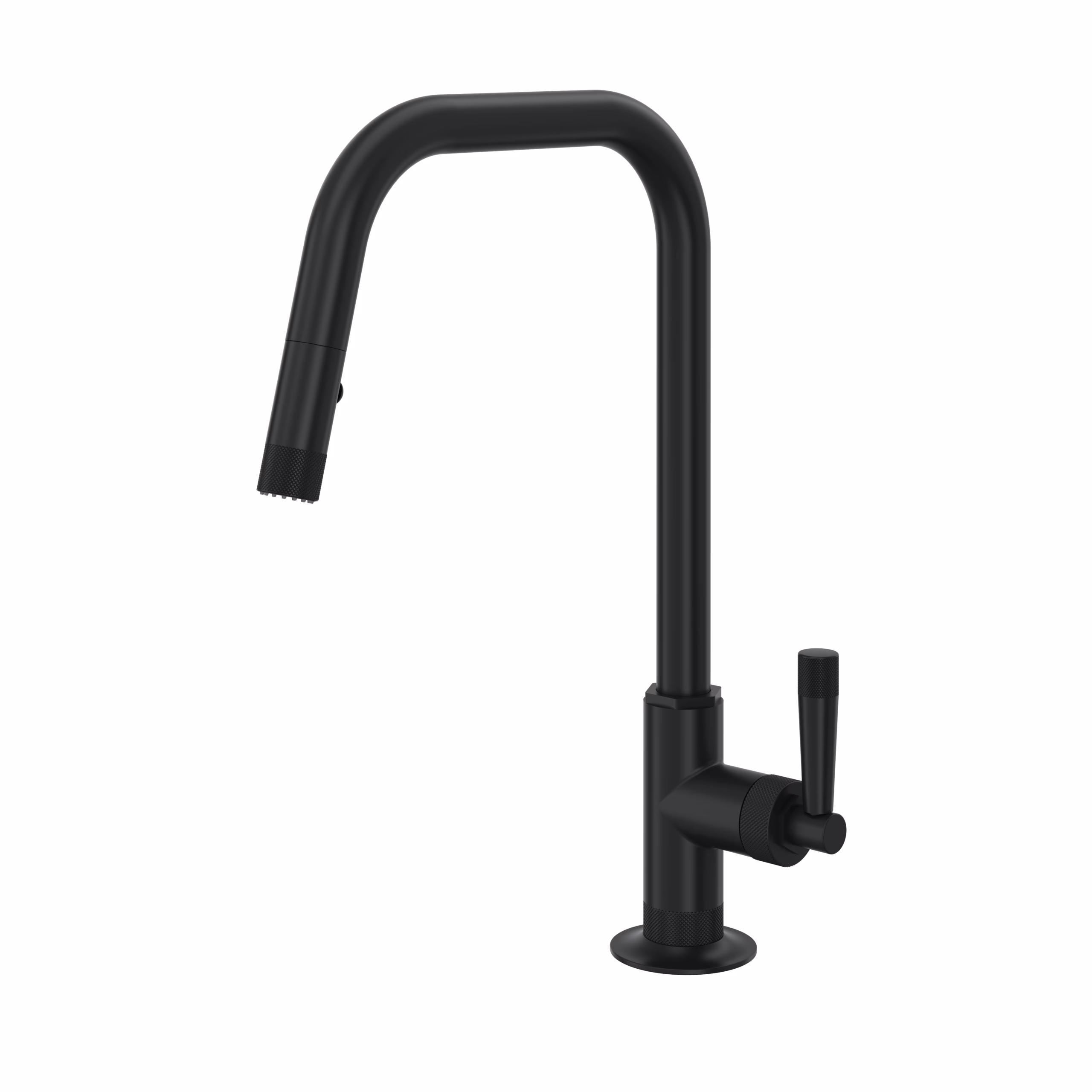 ROHL | Matte Black Graceline® Pull-Down Kitchen Faucet With U-Spout