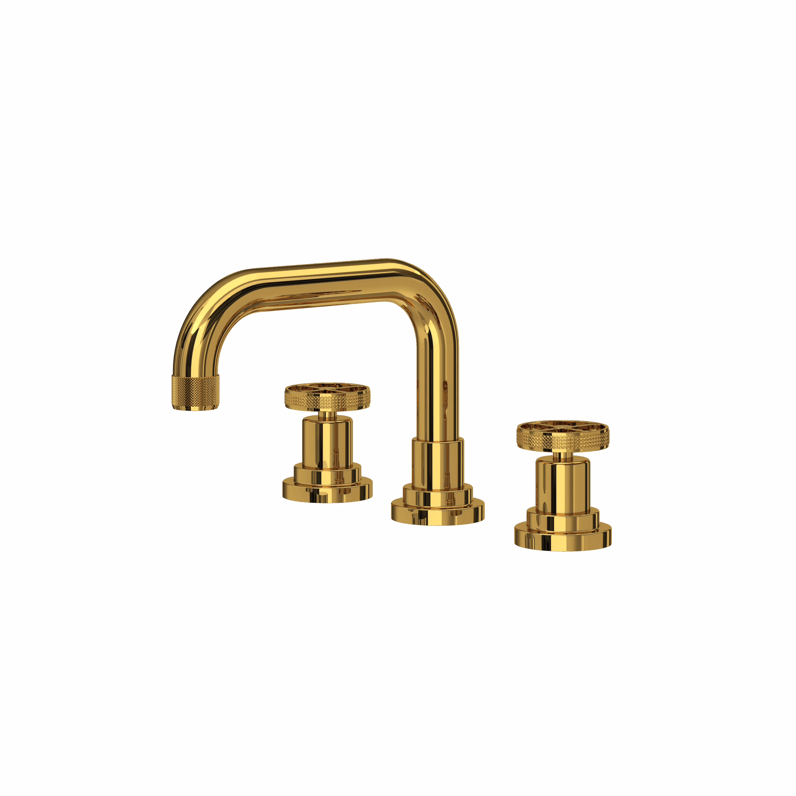 ROHL | Unlacquered Brass Campo™ Widespread Lavatory Faucet With U-Spout
