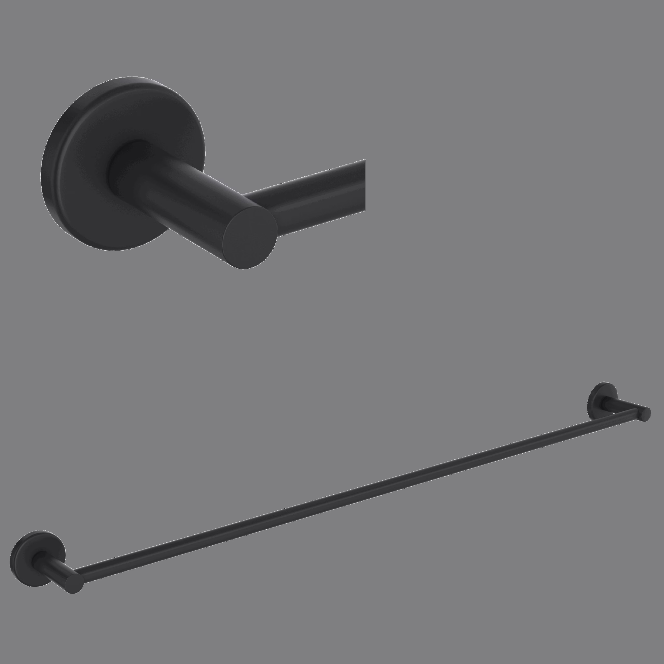ROHL | Matte Black Lombardia® 30" Towel Bar
