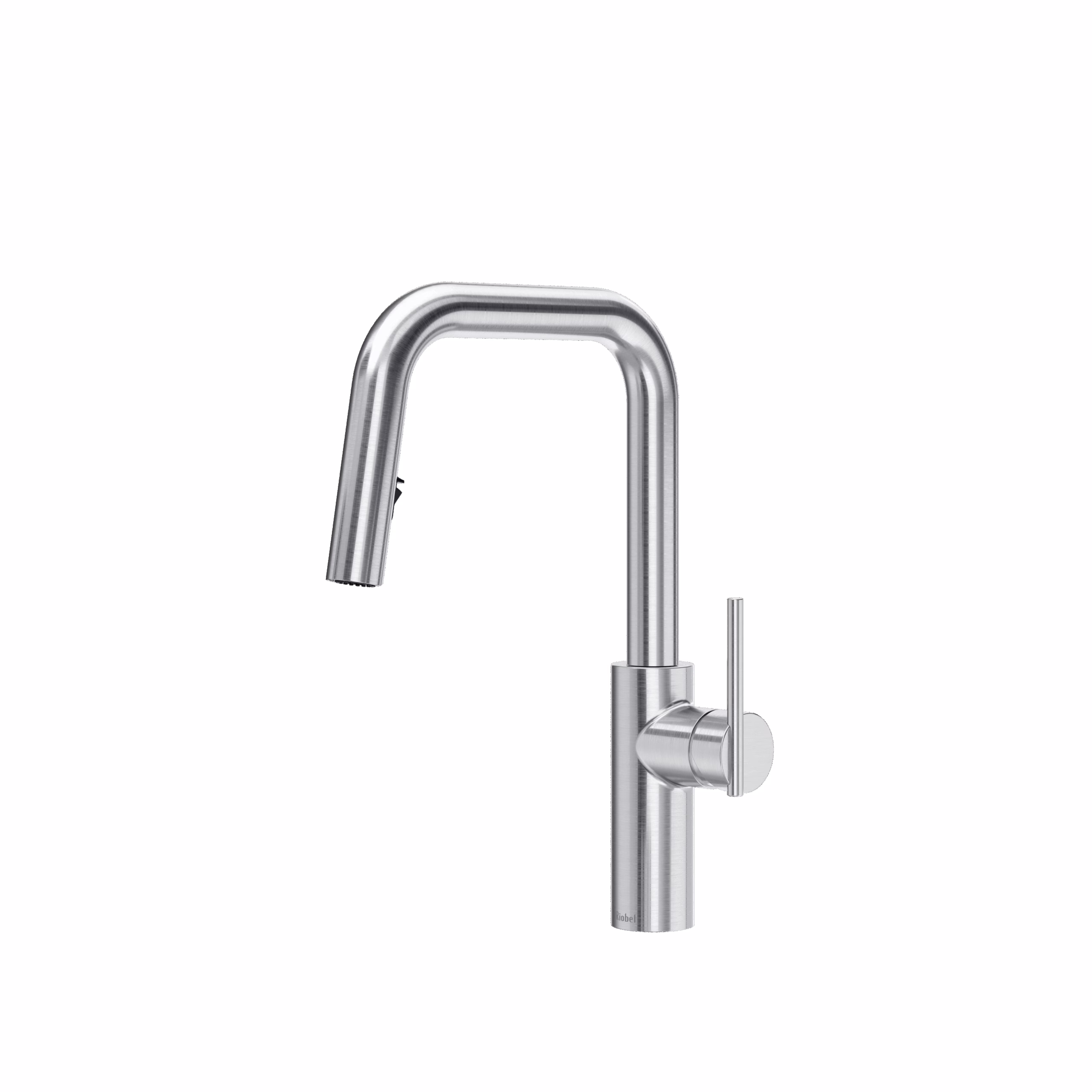 RIOBEL | Stainless Steel Lateral™ Pull-Down Kitchen Faucet With U-Spout
