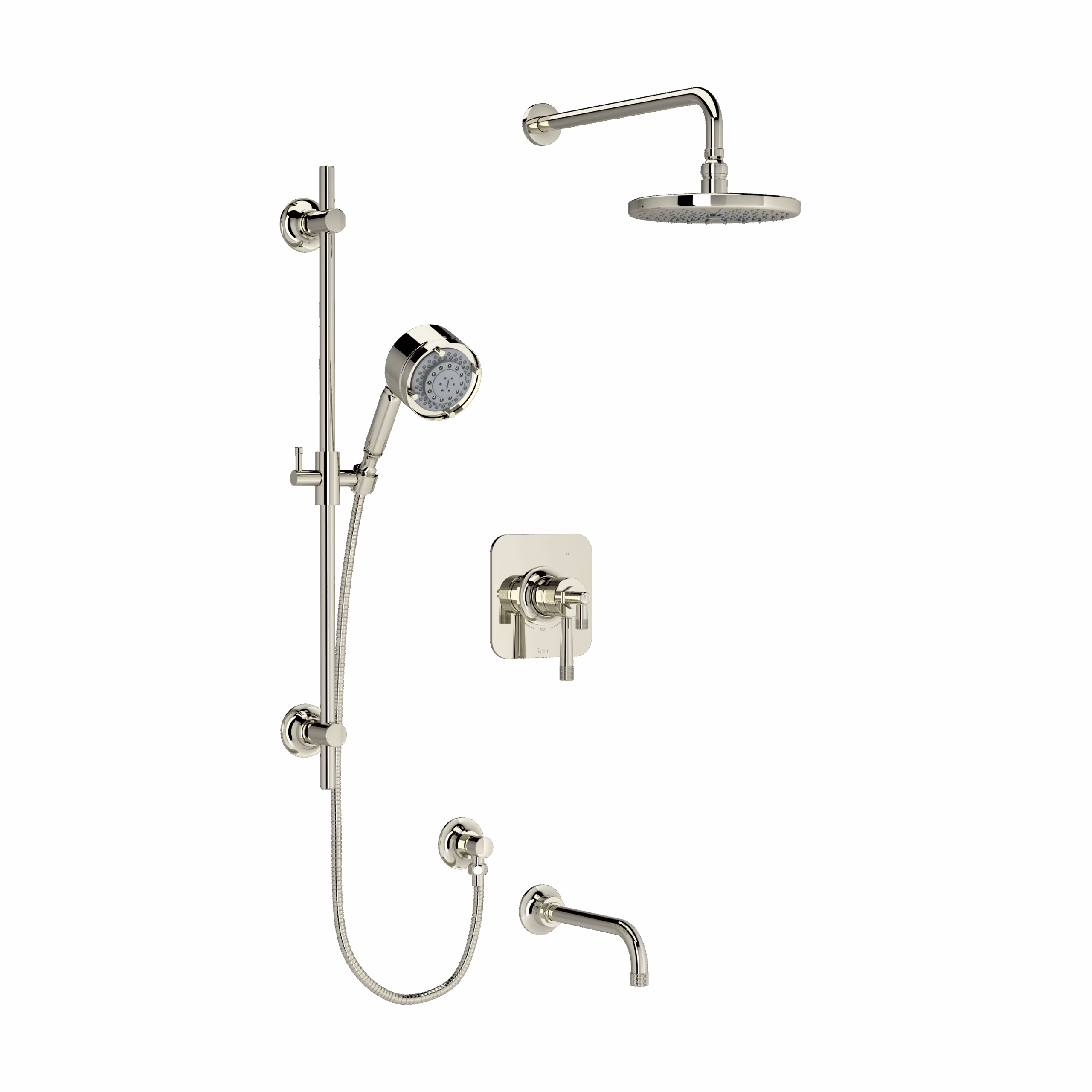 ROHL | Polished Nickel Shower Kit 1345 Trim