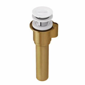 Victoria + Albert | White (WH) IntelliDrain™ Push Drain for Victoria + Albert® Bathtubs Without an Overflow Hole