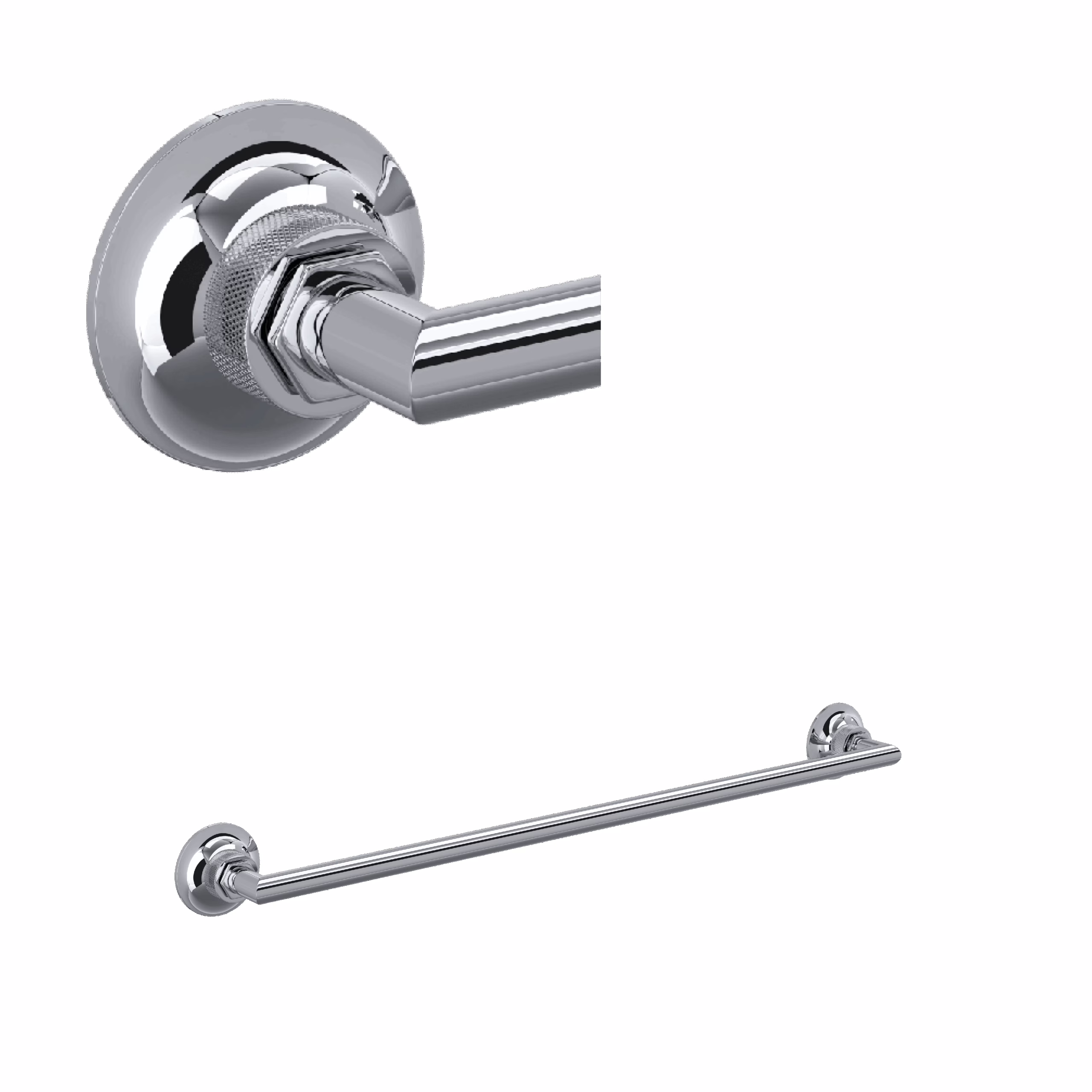 ROHL | Polished Chrome Graceline® 24" Towel Bar