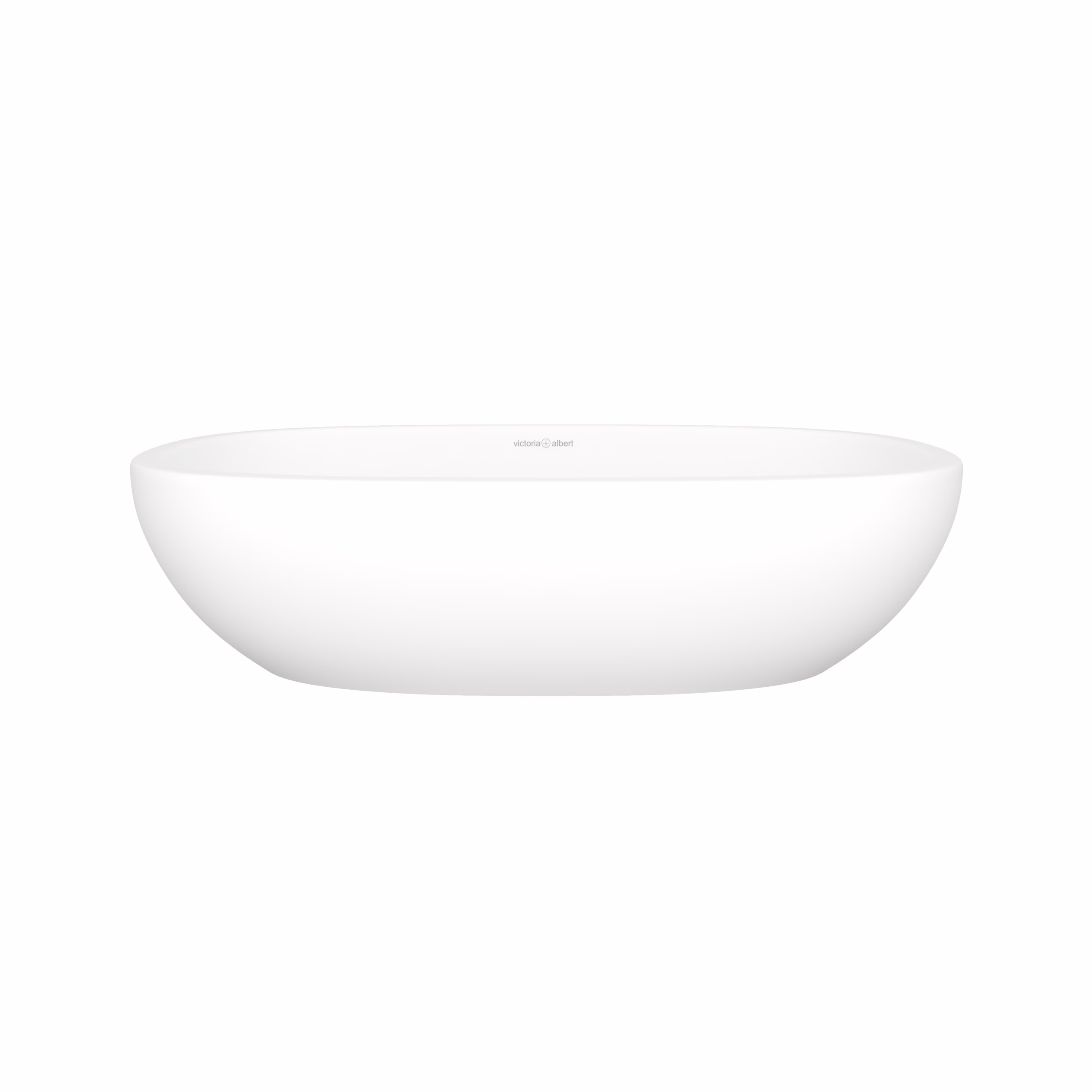 Victoria + Albert | Standard Matte White Barcelona 22" x 13" Oval Vessel Lavatory Sink