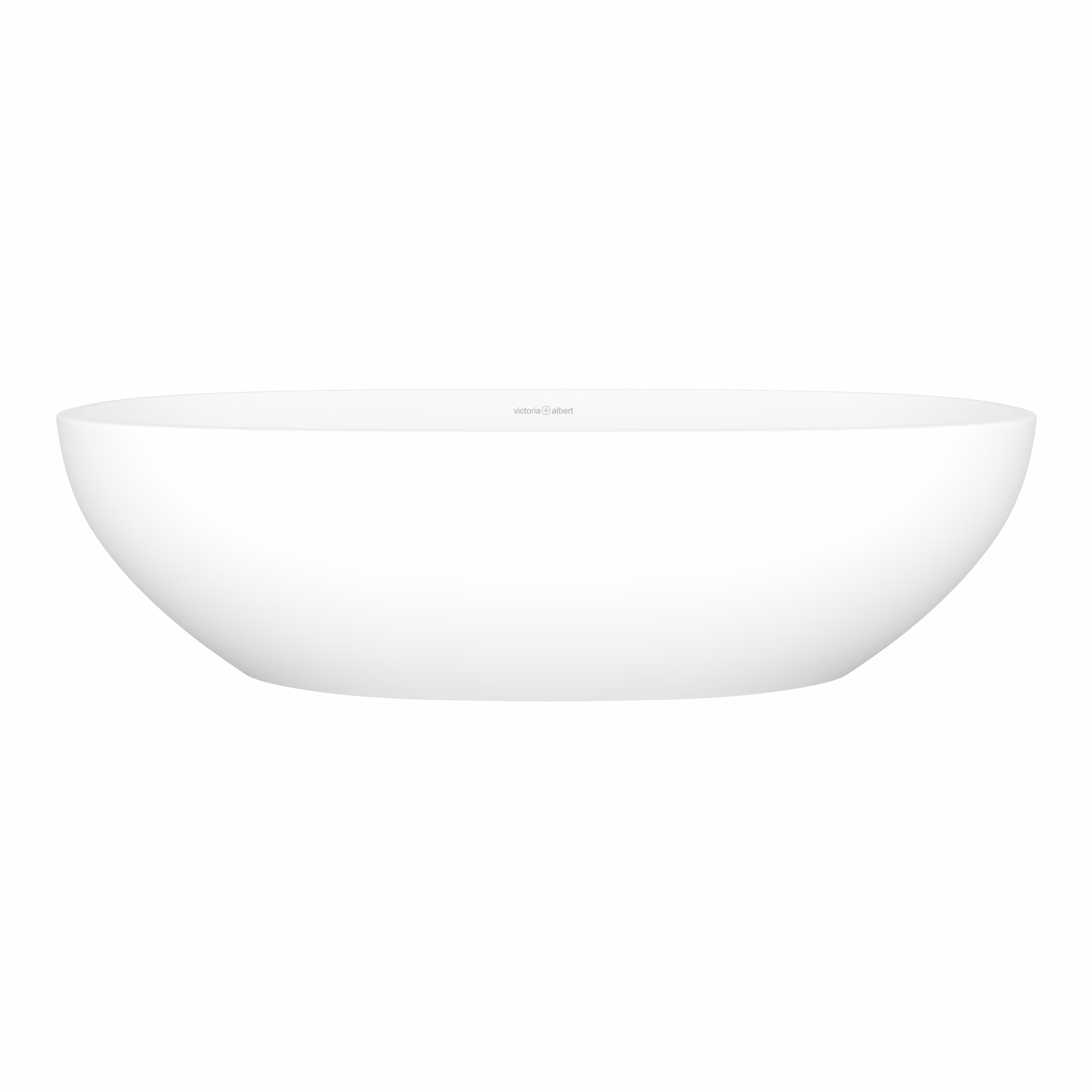 Victoria + Albert | Standard Matte White Barcelona 25" x 14" Oval Vessel Lavatory Sink