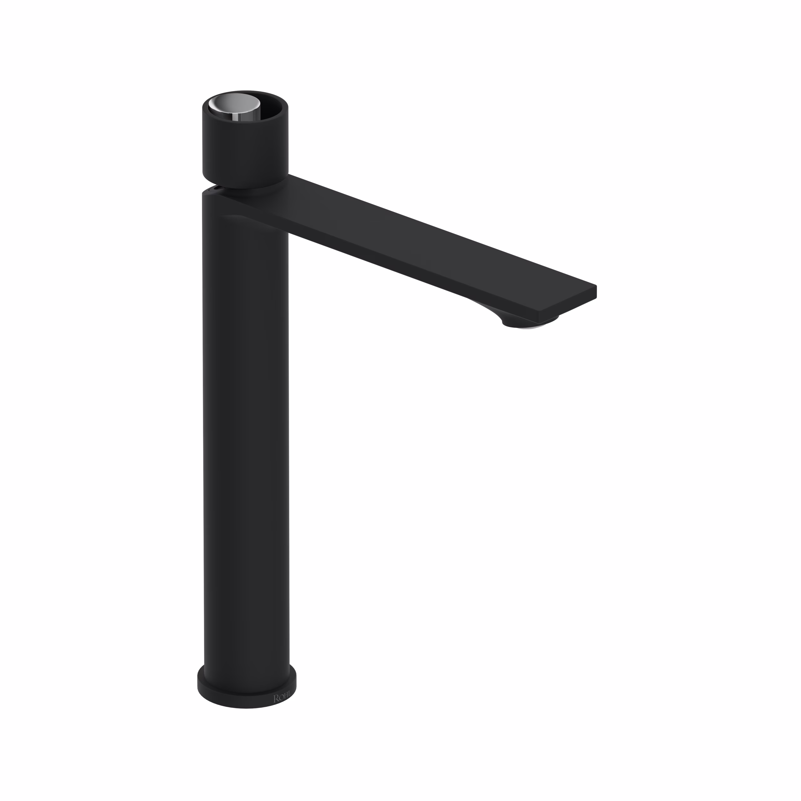 ROHL | Matte Black/Polished Chrome Eclissi™ Single Handle Tall Lavatory Faucet