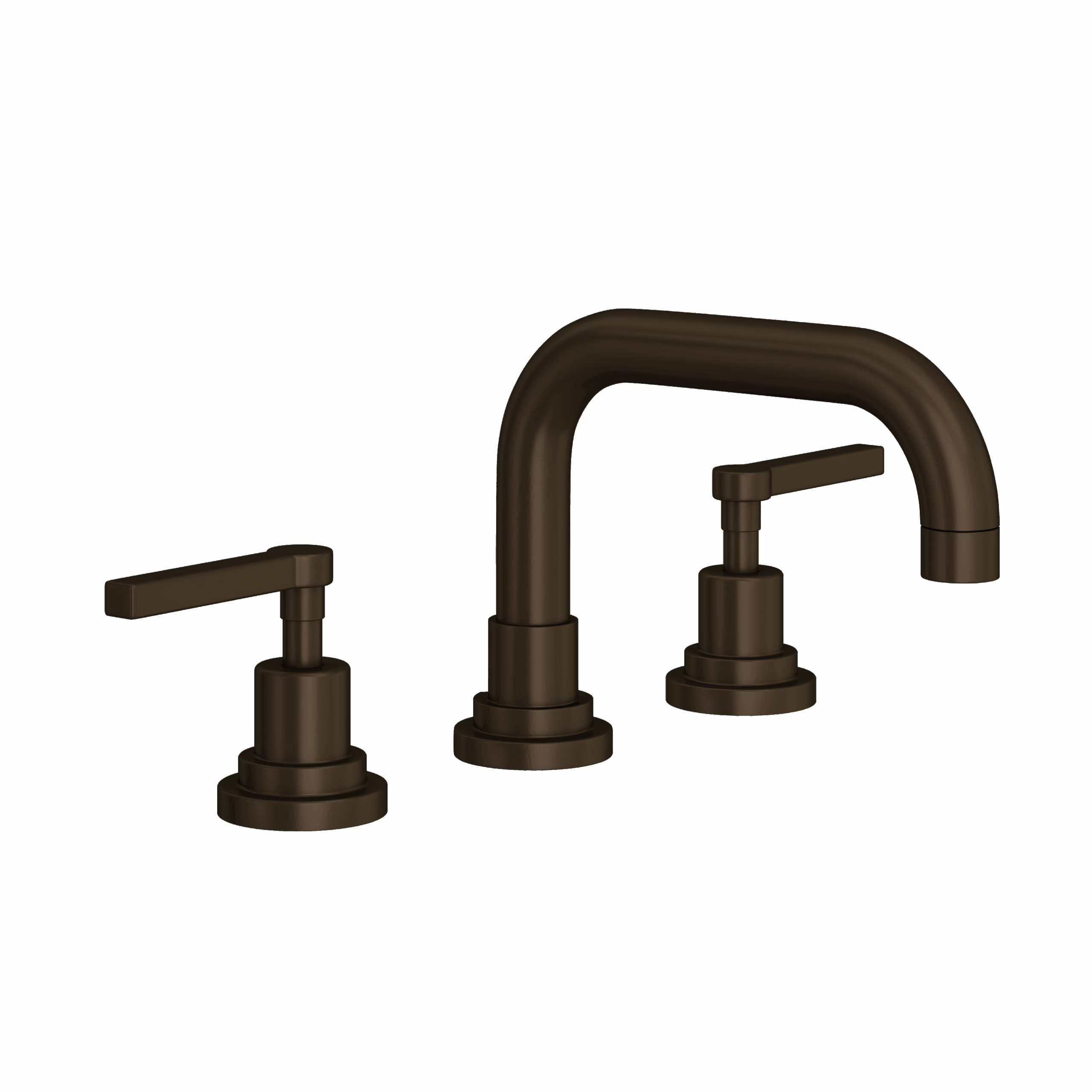 ROHL | Tuscan Brass Lombardia® Widespread Lavatory Faucet With U-Spout