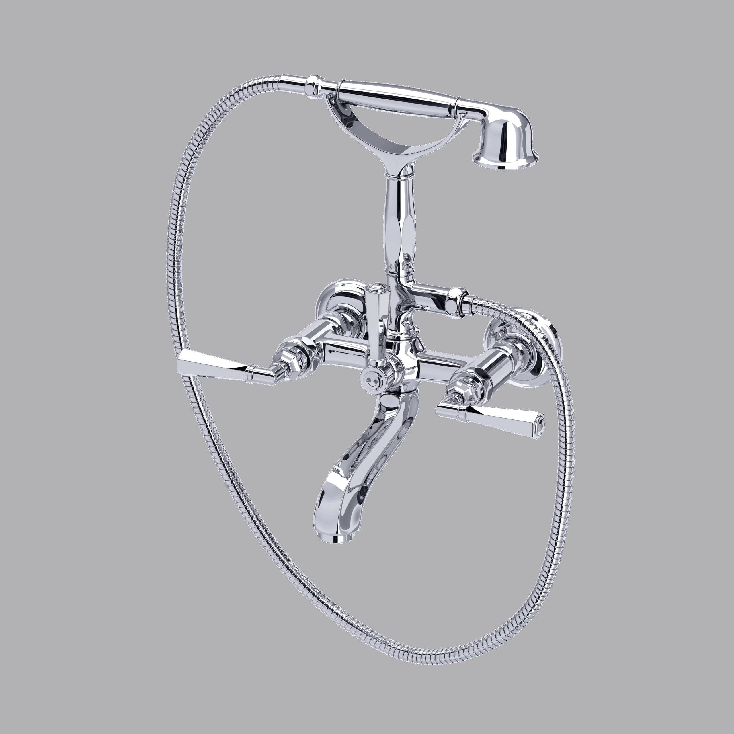 ROHL | Polished Chrome Palladian® Exposed Wall Mount Tub Filler