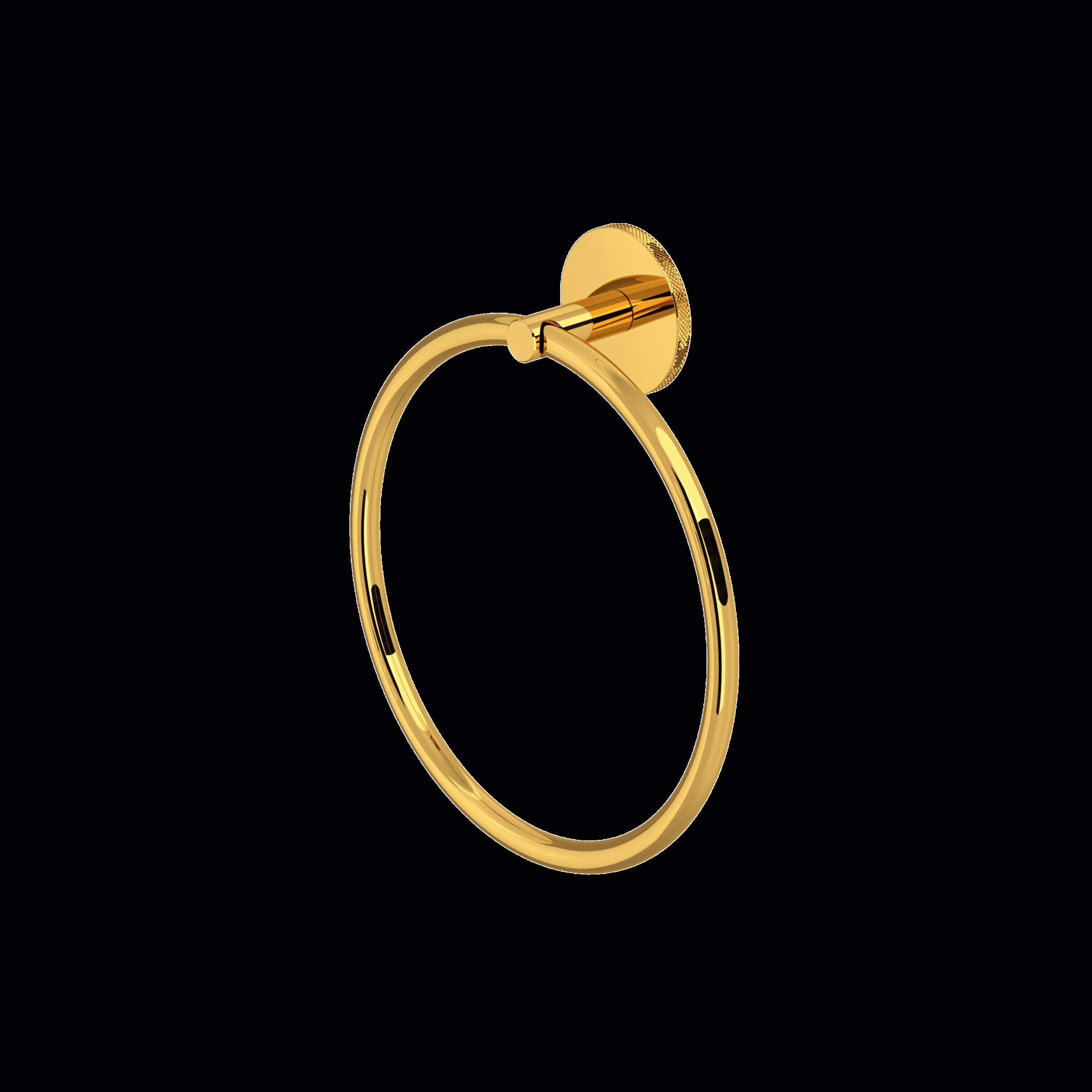 ROHL | Unlacquered Brass Amahle™ Towel Ring