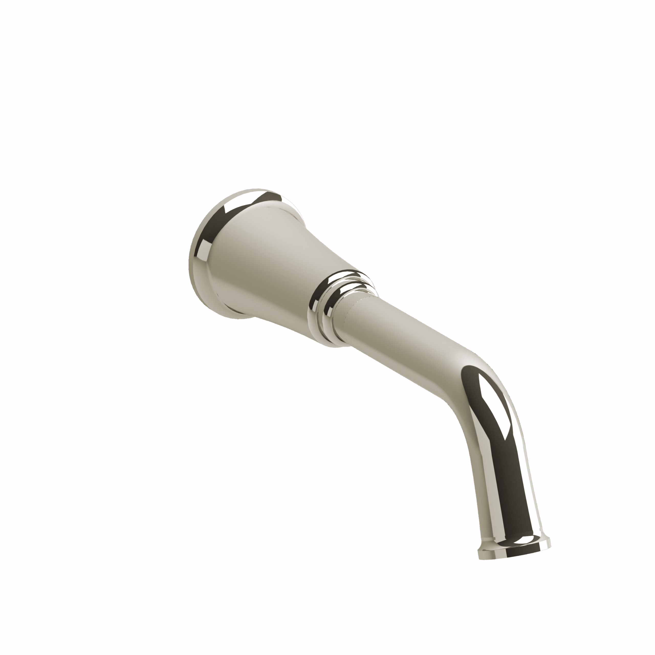 RIOBEL | Polished Nickel Momenti™ Wall Mount Tub Spout