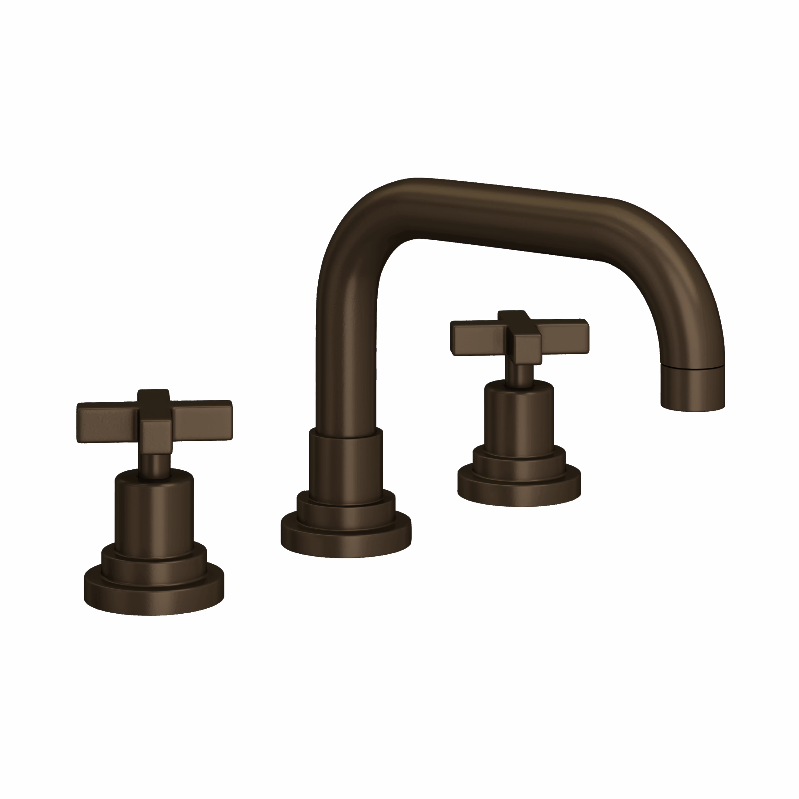 ROHL | Tuscan Brass Lombardia® Widespread Lavatory Faucet With U-Spout